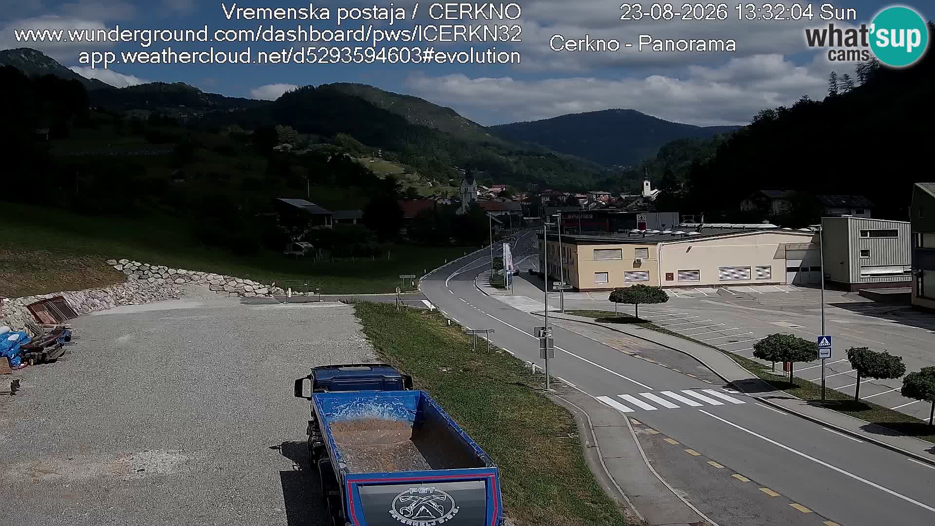 Cerkno Stadteingang Live-Webcam