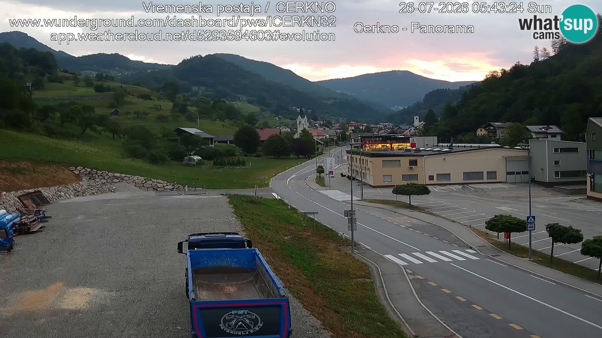 Webcam Ingresso Città di Cerkno