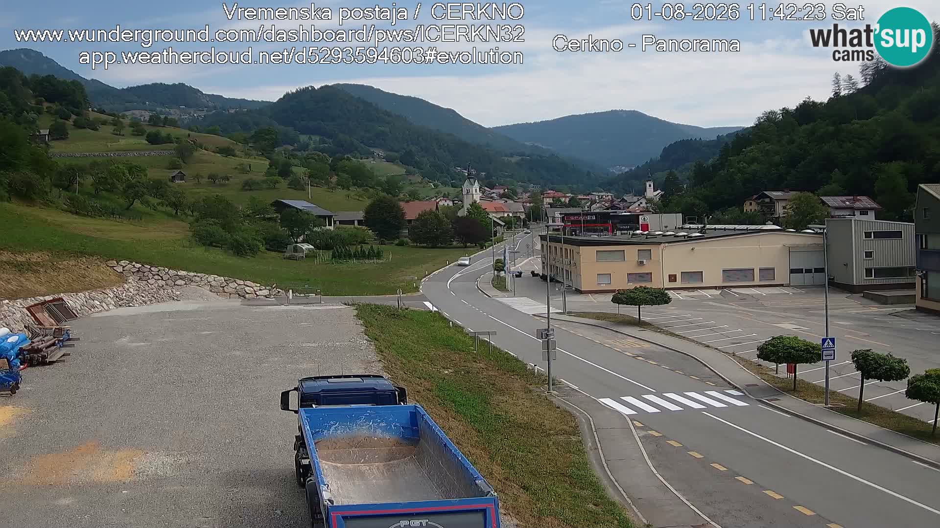 Webcam Ingresso Città di Cerkno