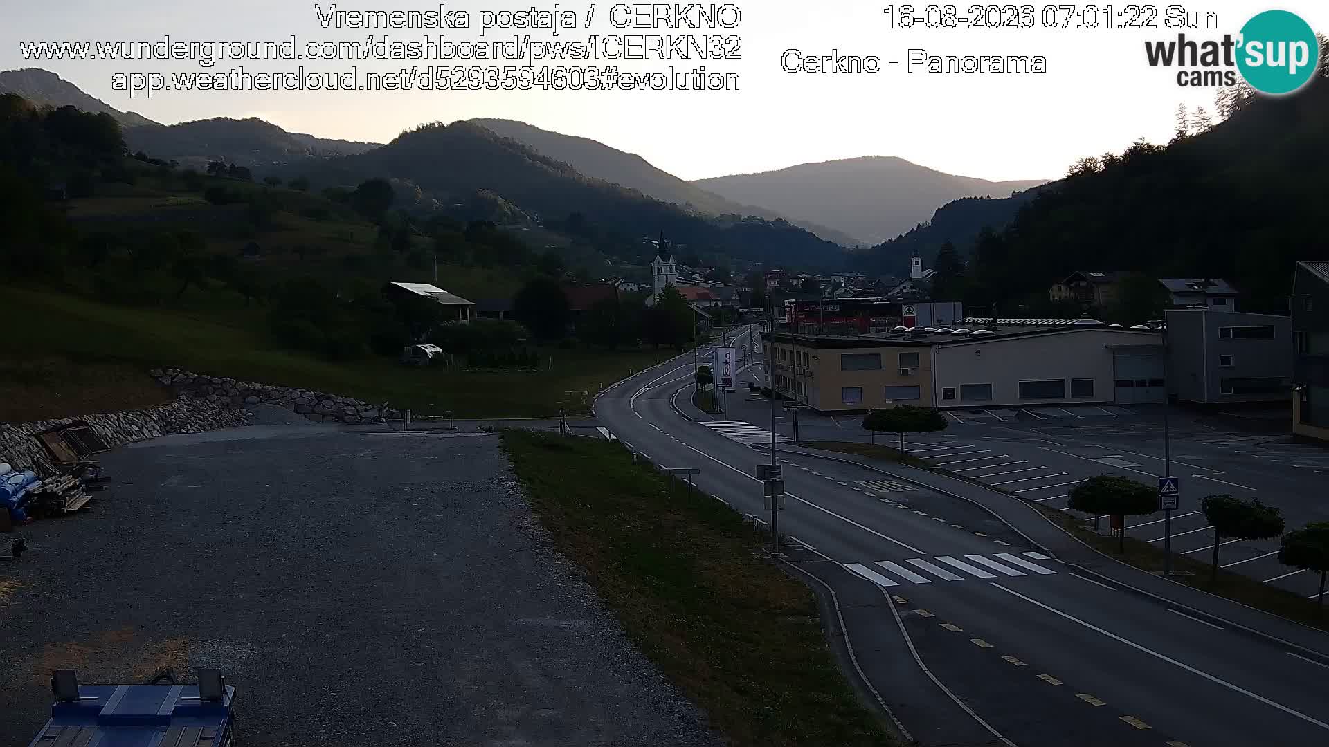 Cerkno Stadteingang Live-Webcam