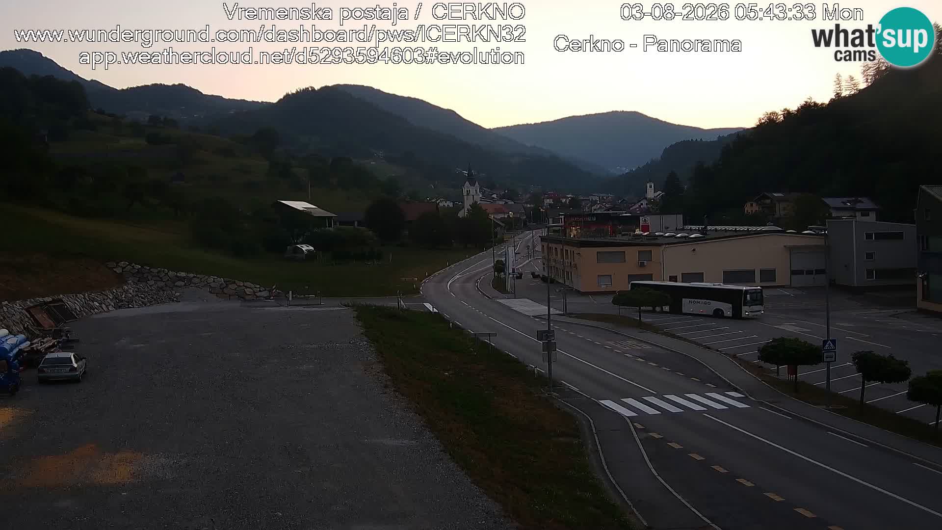 Webcam Ingresso Città di Cerkno