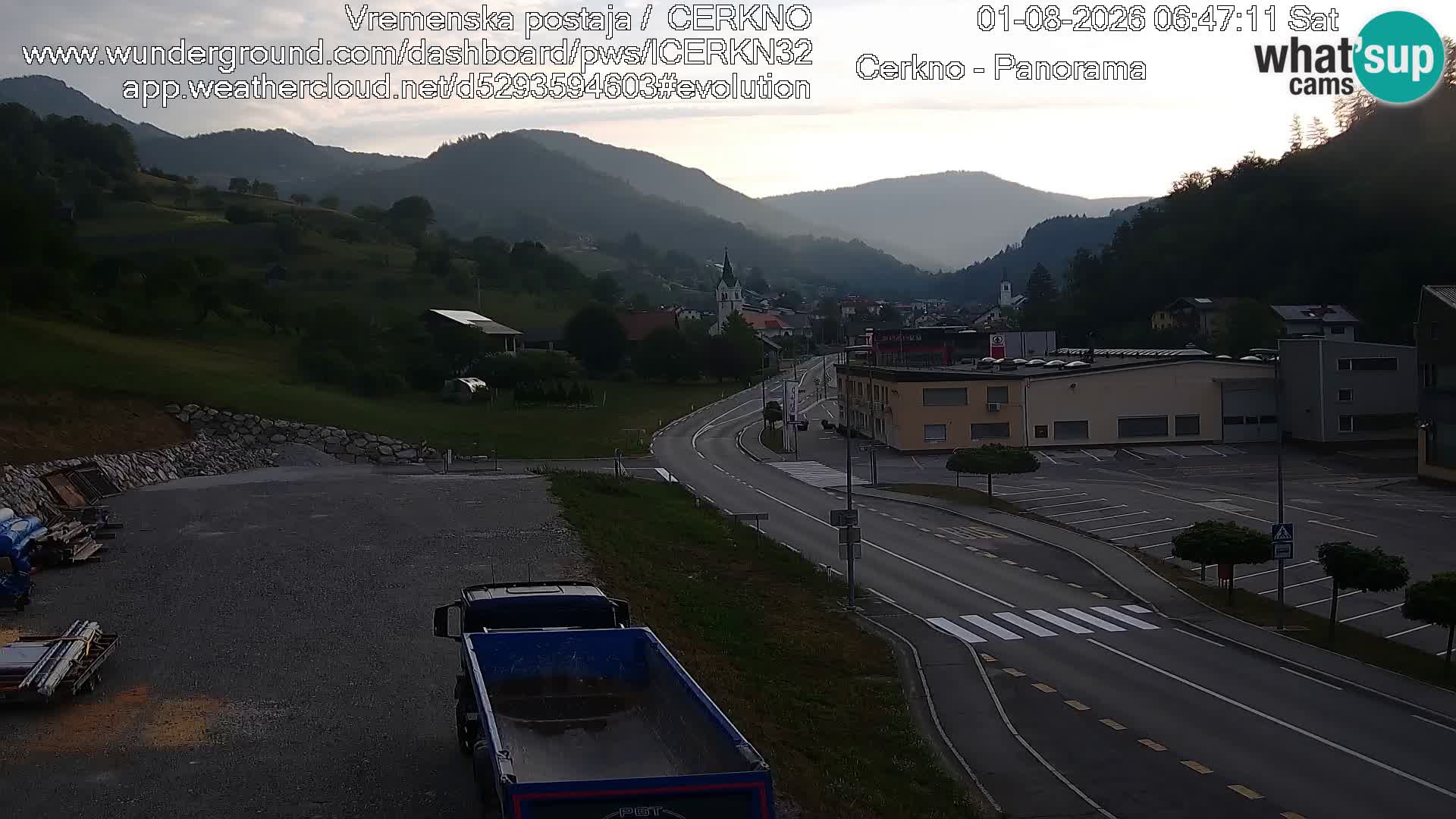 Cerkno ulaz u grad – Kamera uživo