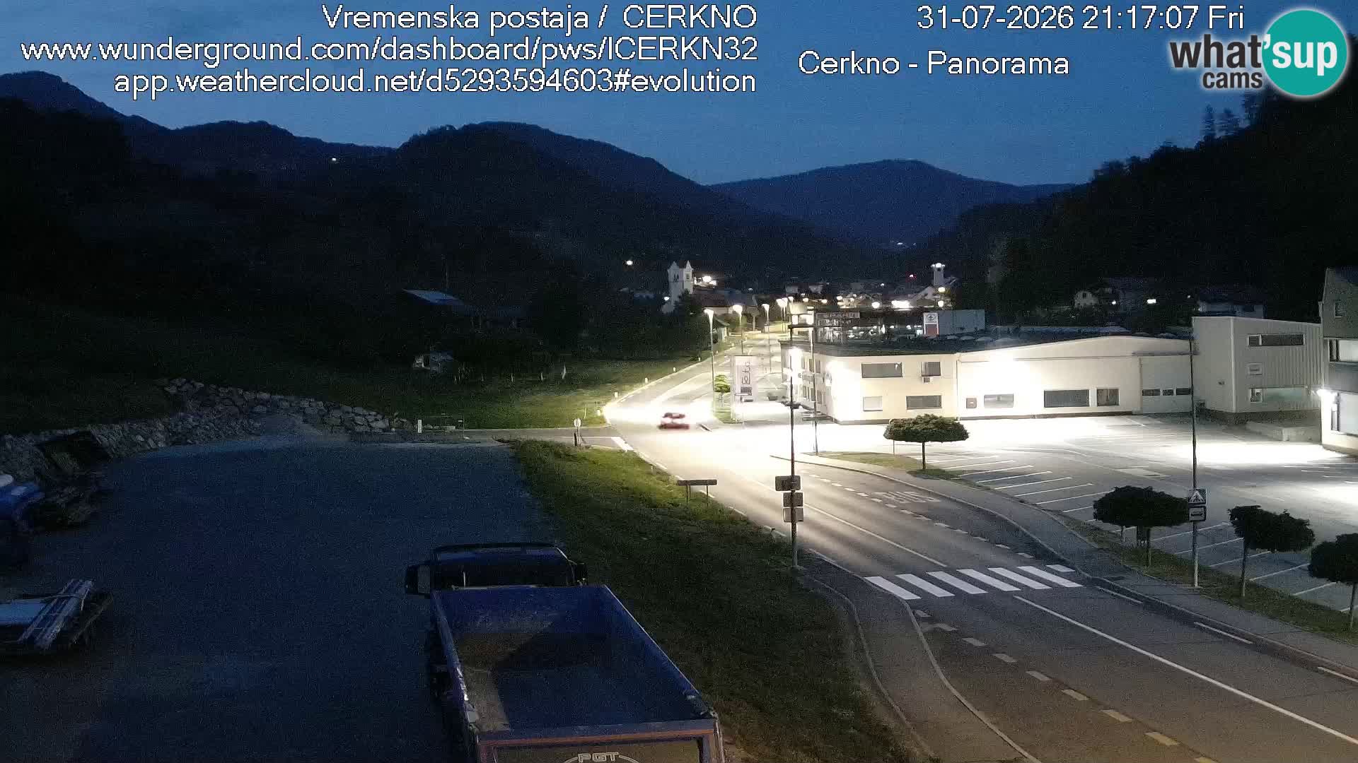 Webcam Ingresso Città di Cerkno