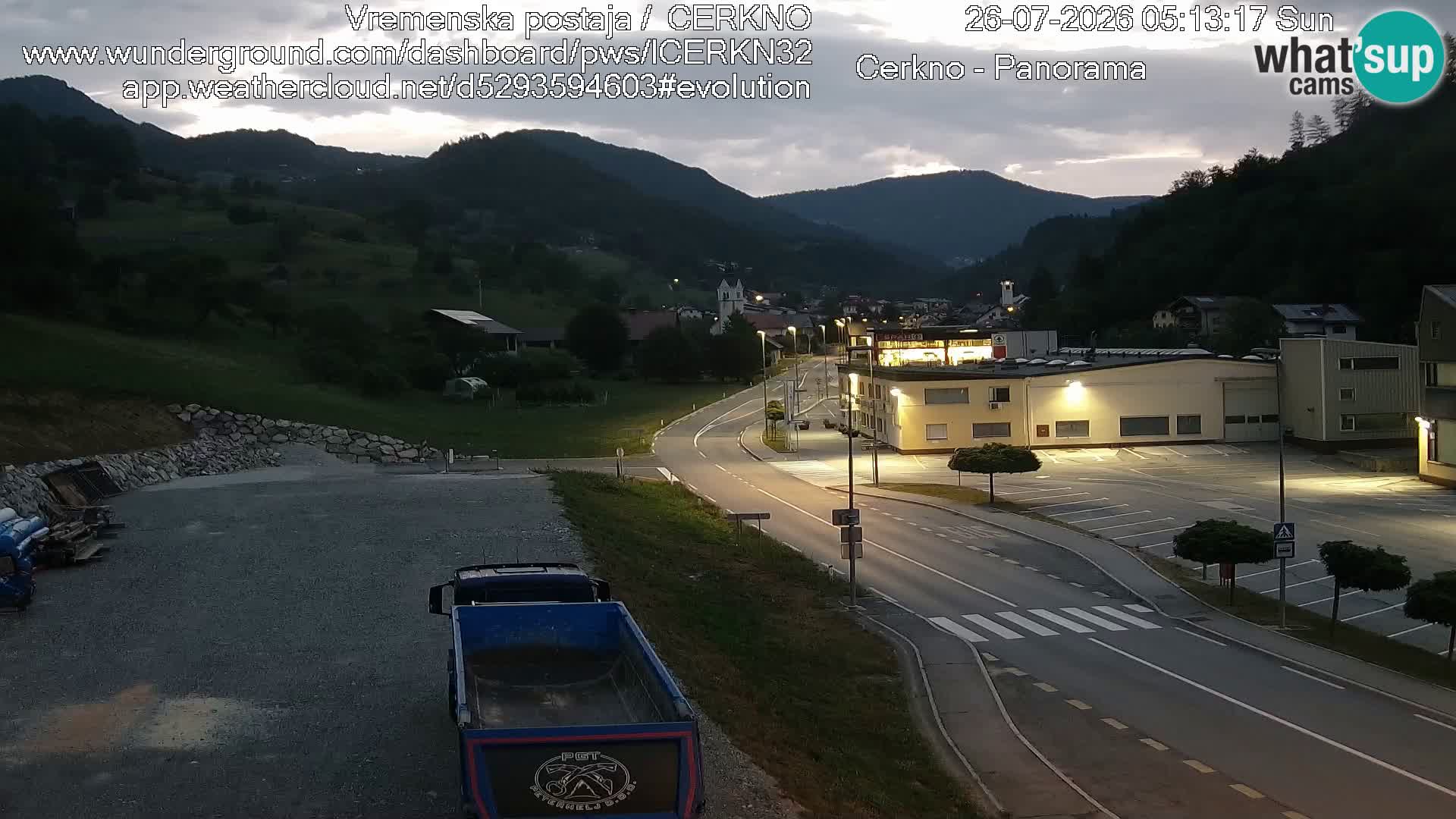 Cerkno Stadteingang Live-Webcam