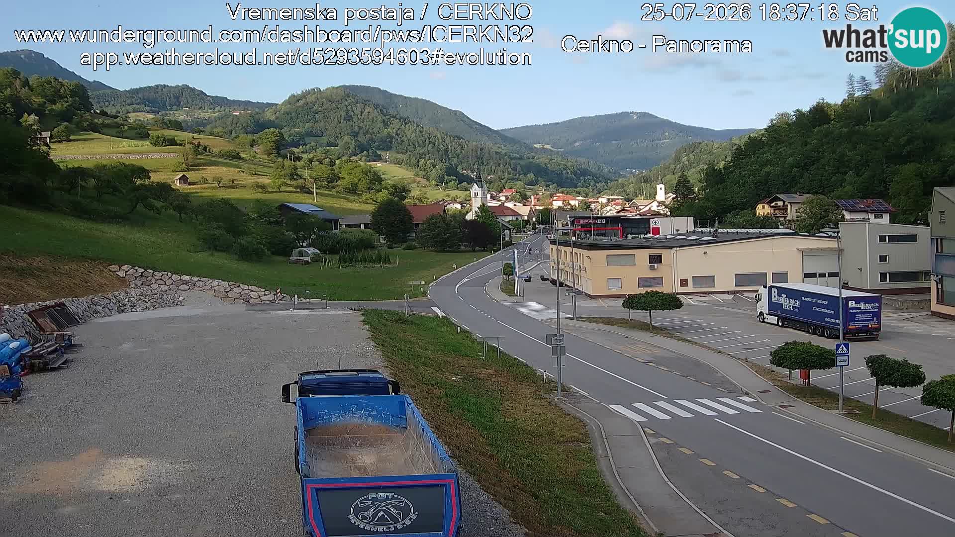 Webcam Ingresso Città di Cerkno