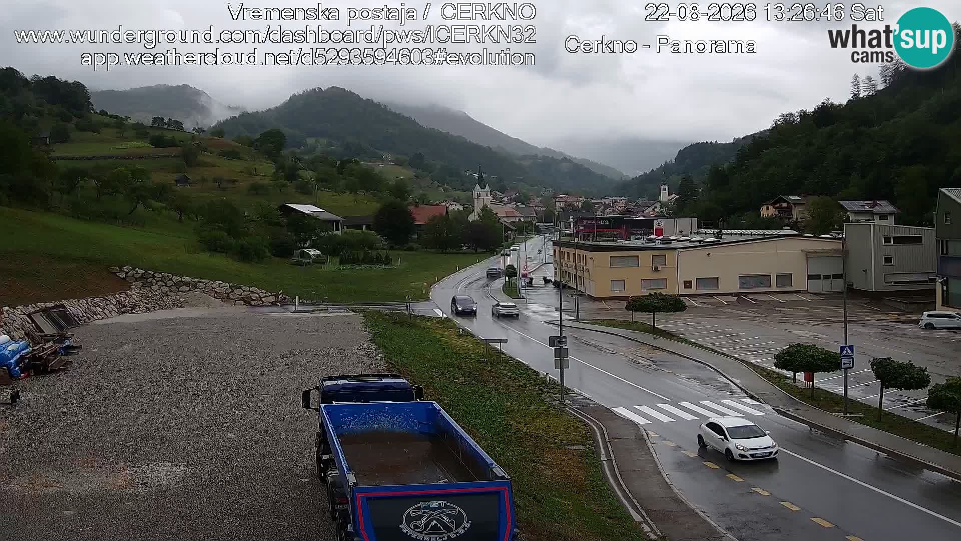 Cerkno Stadteingang Live-Webcam