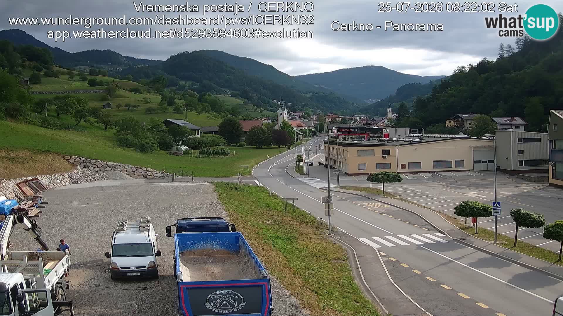 Cerkno Stadteingang Live-Webcam