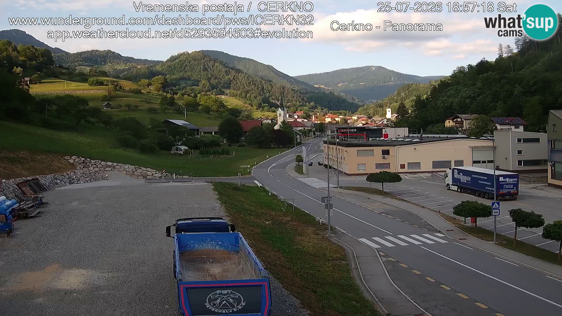 Cerkno ulaz u grad – Kamera uživo