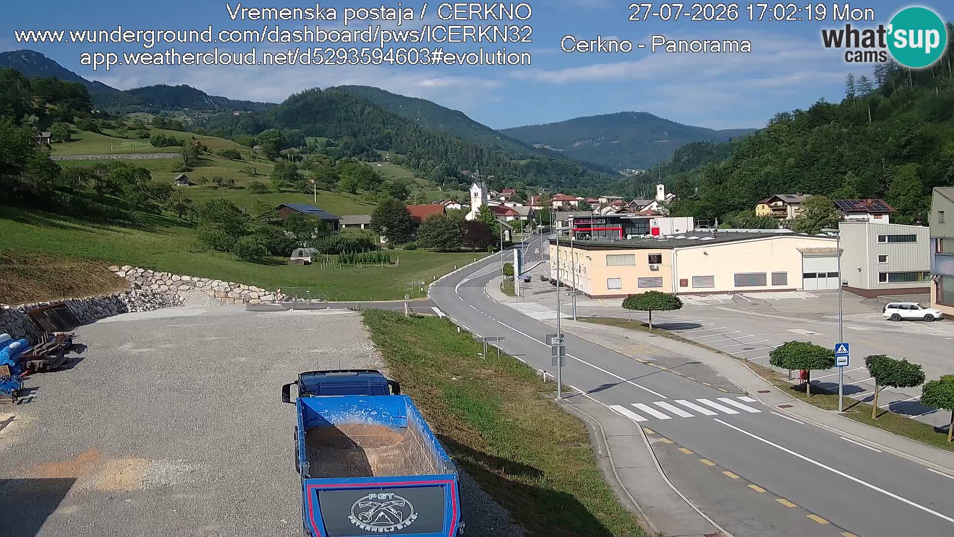 Webcam Ingresso Città di Cerkno