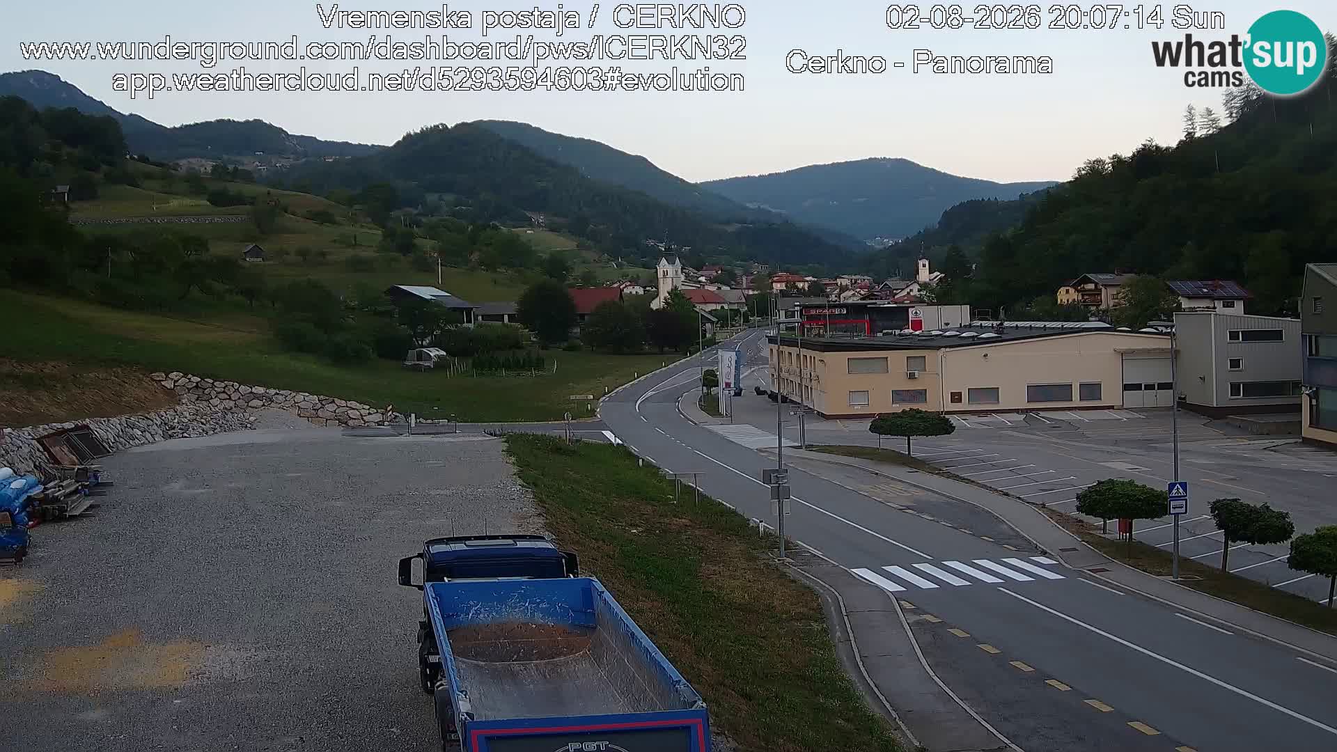 Cerkno Stadteingang Live-Webcam
