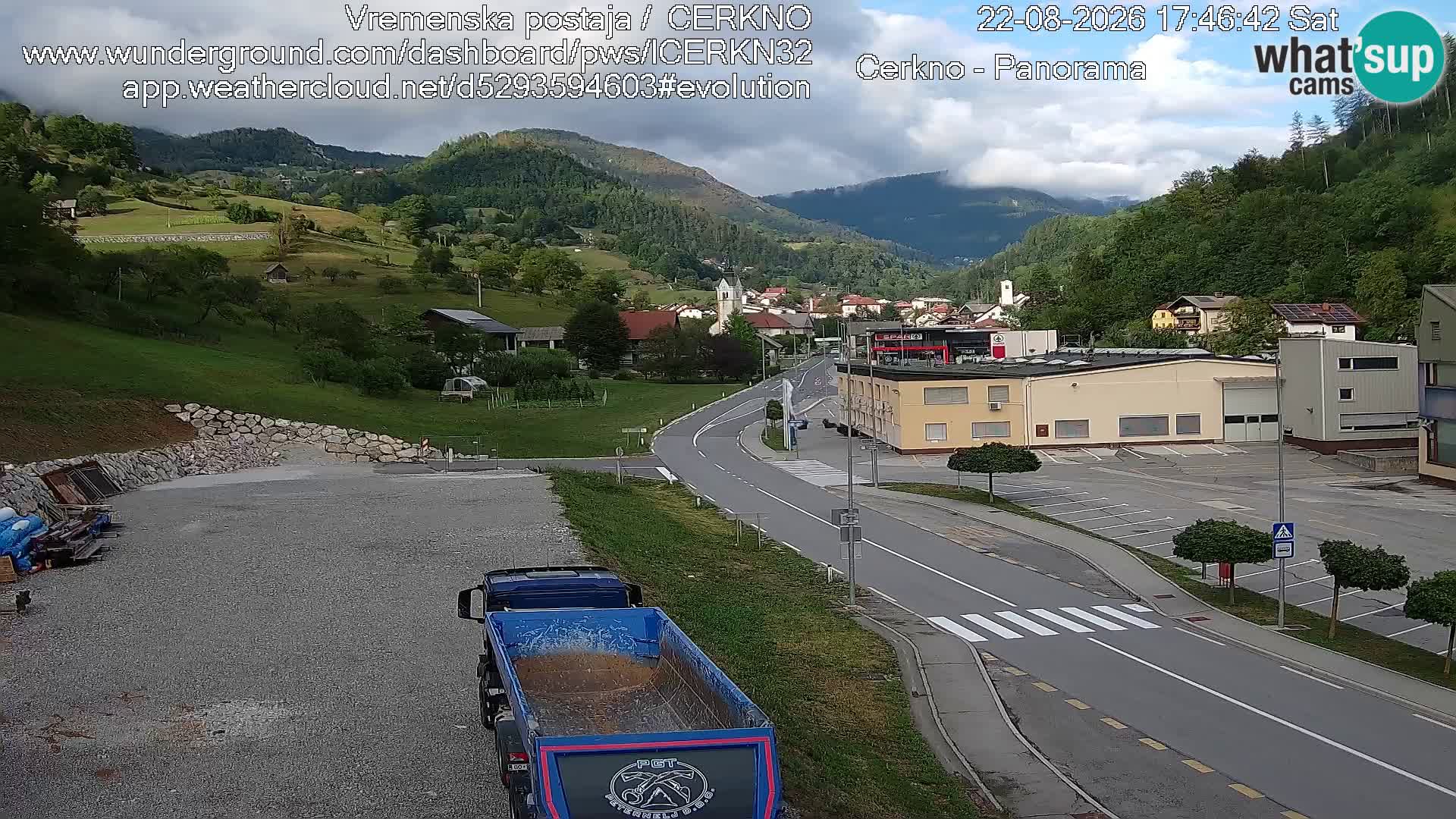 Cerkno Stadteingang Live-Webcam