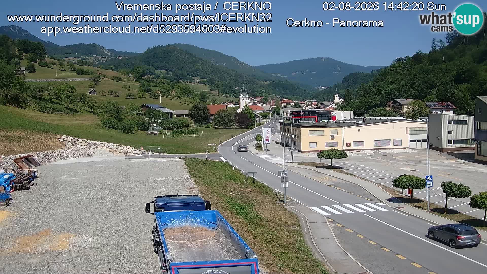 Cerkno Stadteingang Live-Webcam