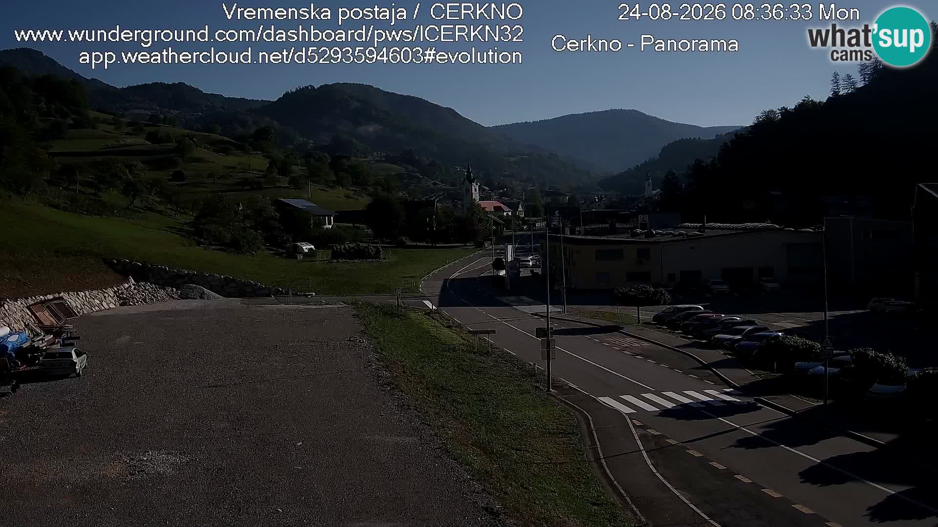 Cerkno Stadteingang Live-Webcam