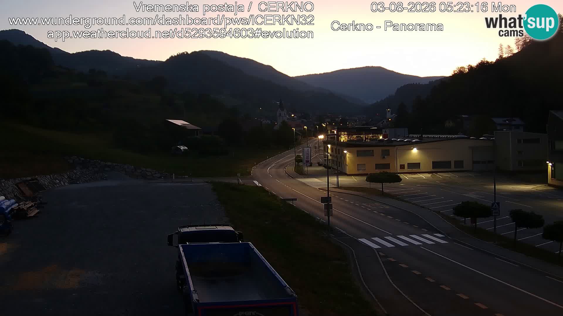 Cerkno Stadteingang Live-Webcam