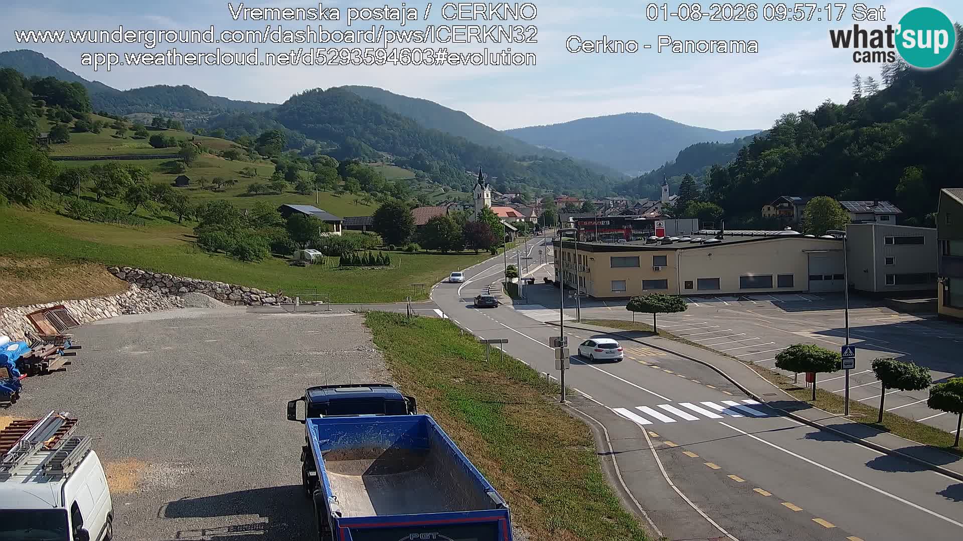Webcam Ingresso Città di Cerkno
