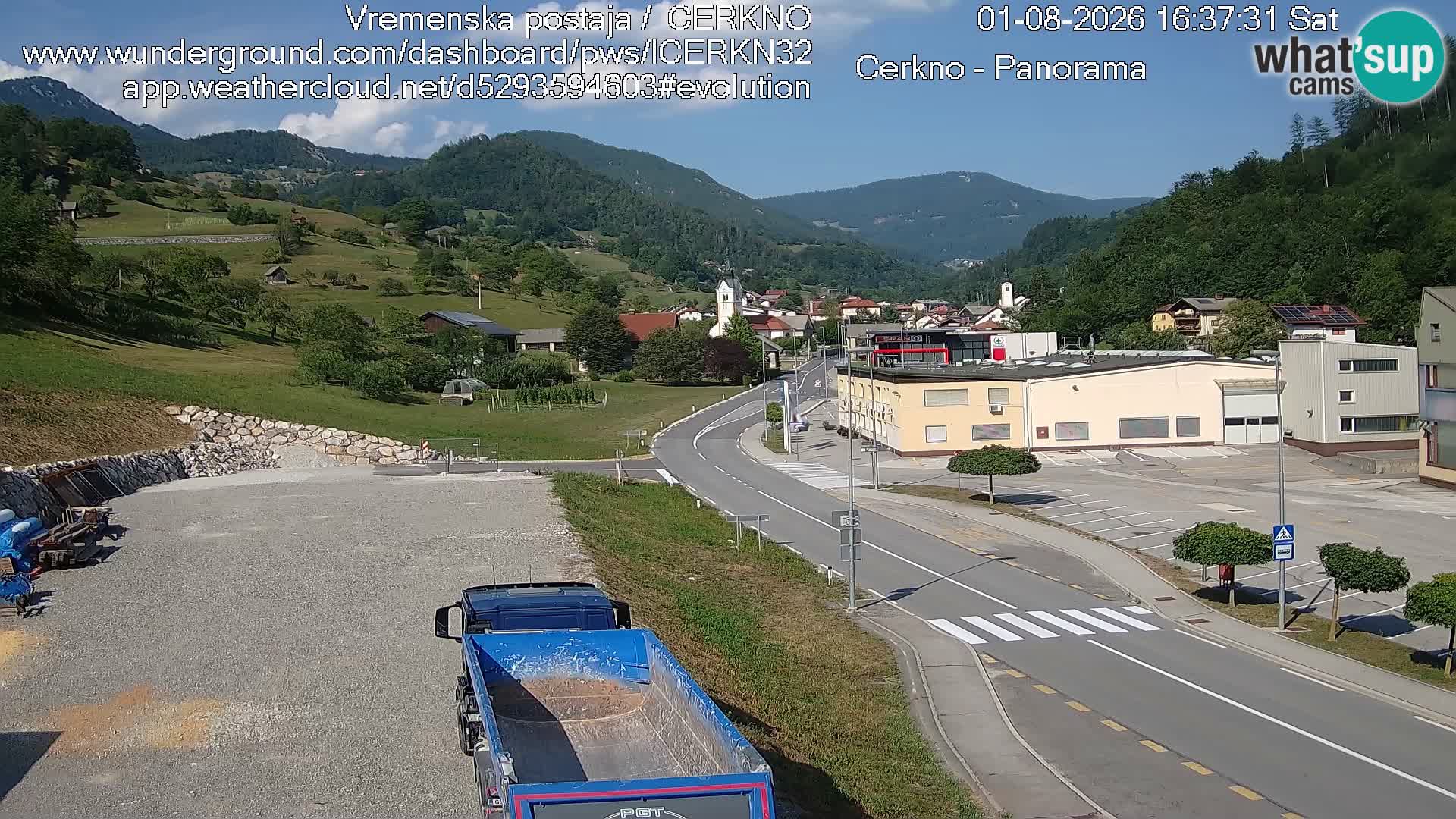 Cerkno Stadteingang Live-Webcam