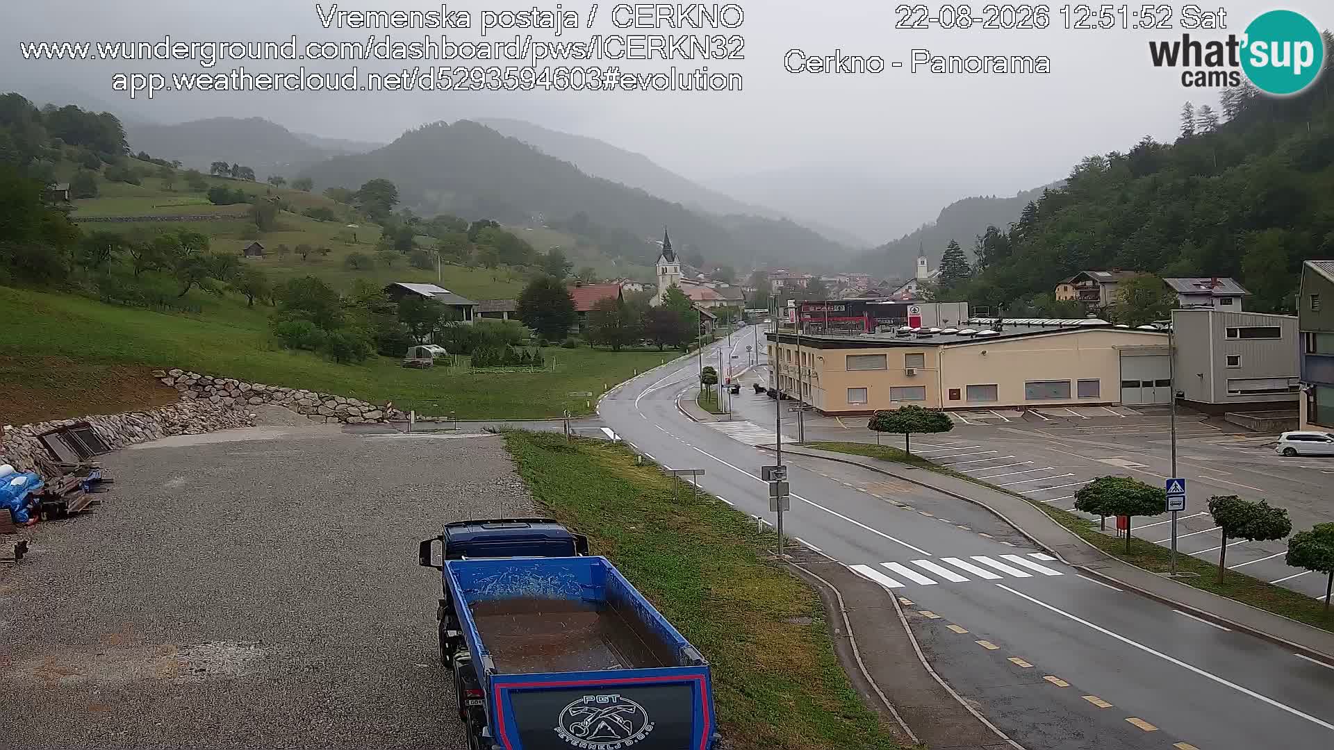 Cerkno ulaz u grad – Kamera uživo