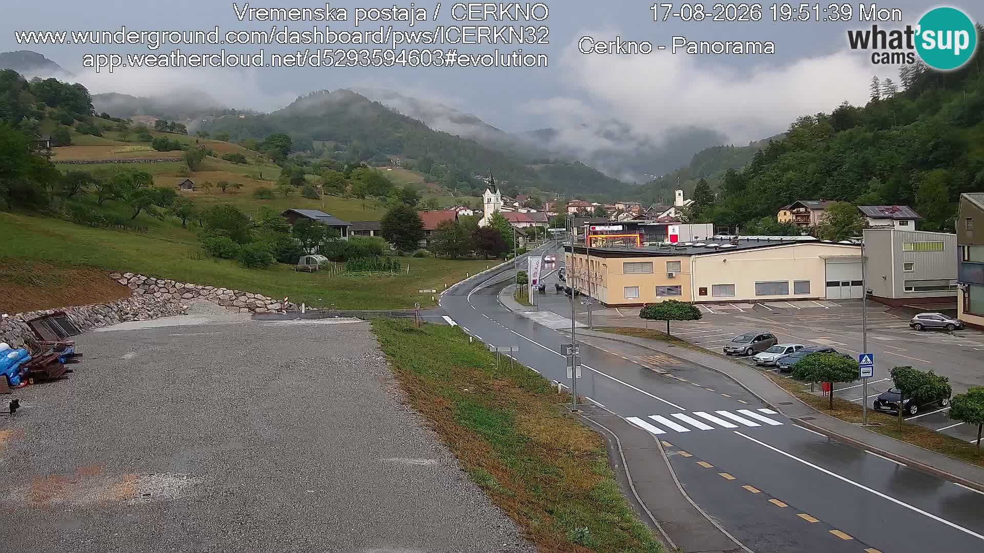 Webcam Ingresso Città di Cerkno