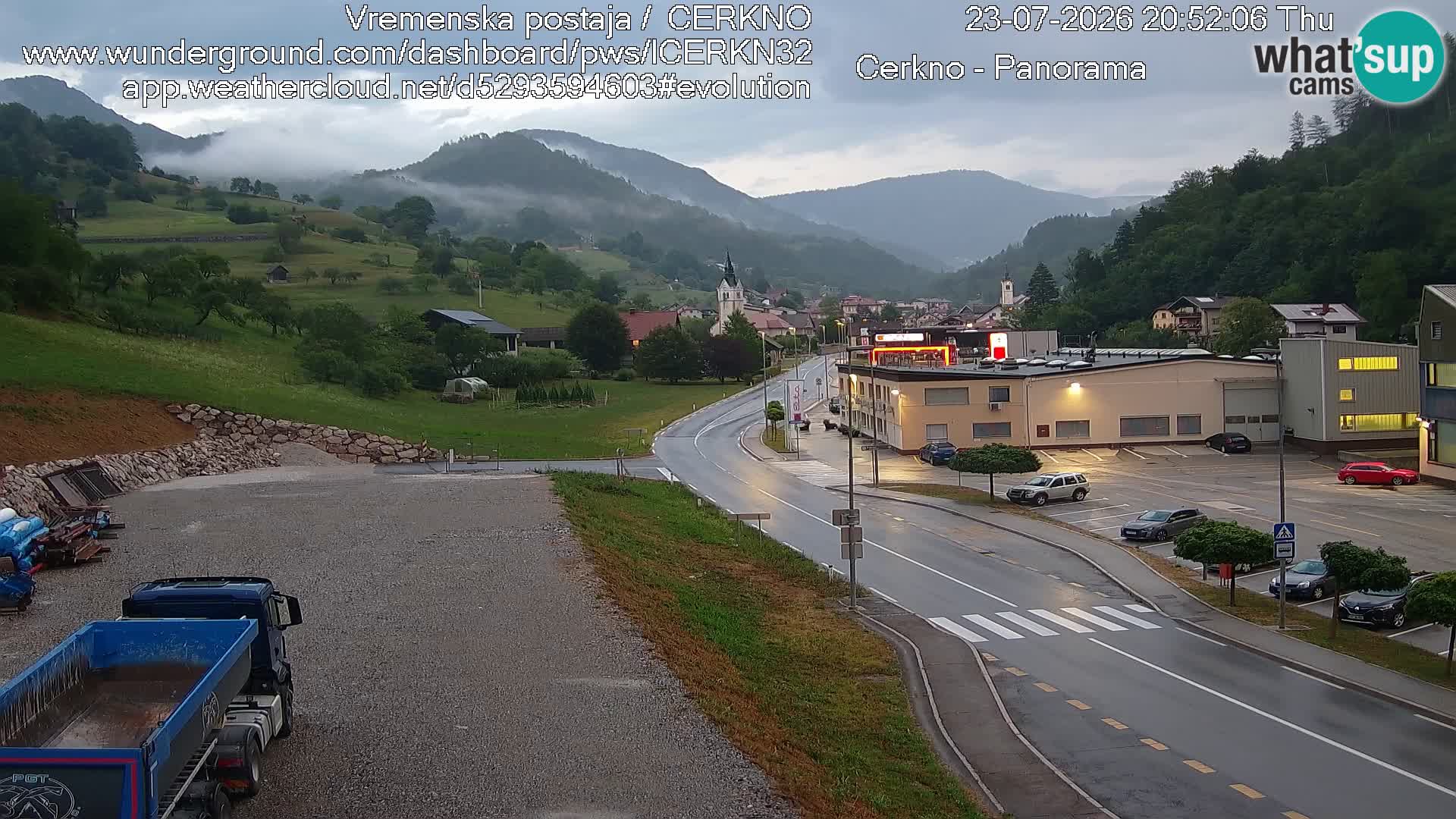 Cerkno Stadteingang Live-Webcam