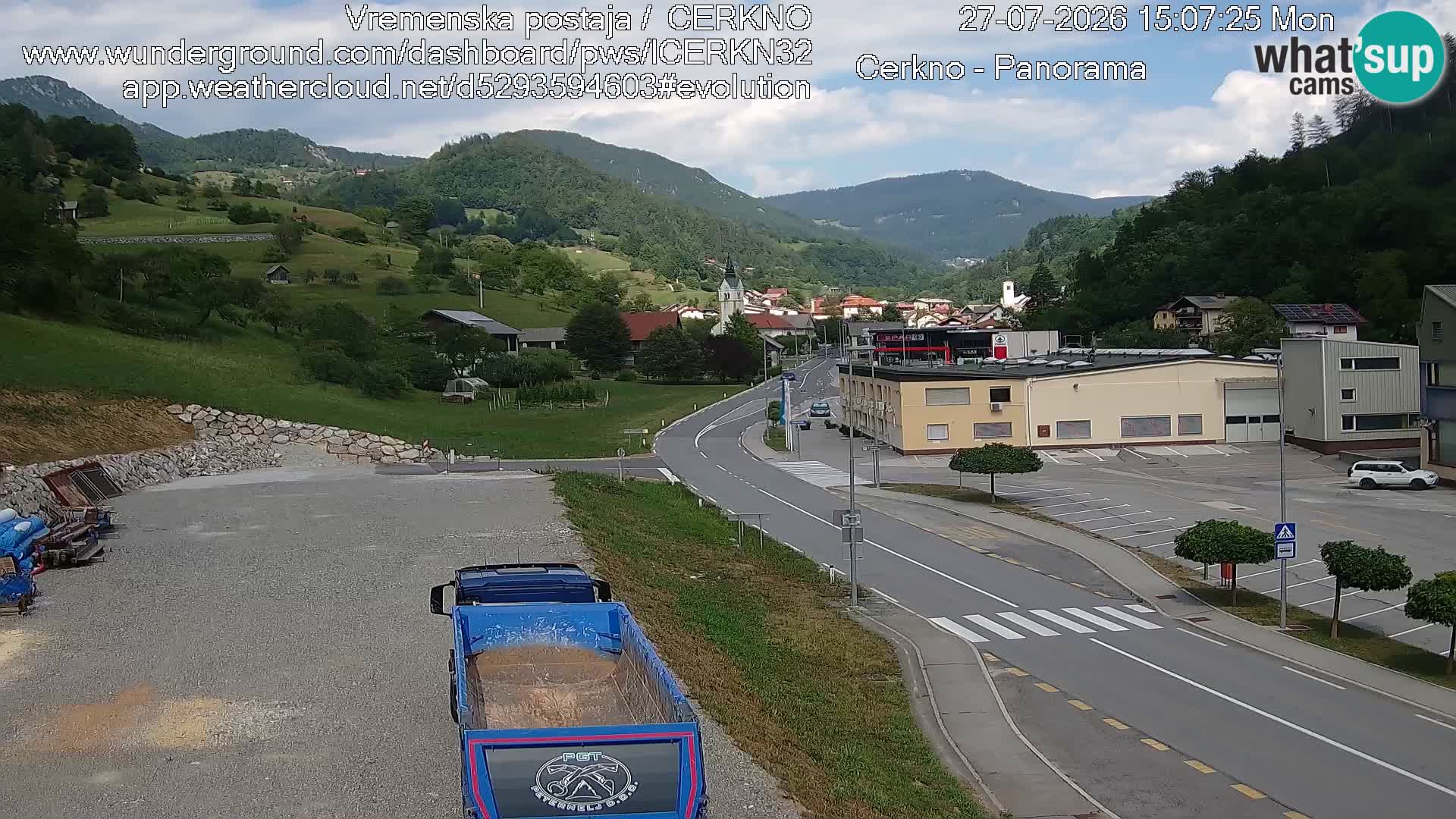 Cerkno Stadteingang Live-Webcam