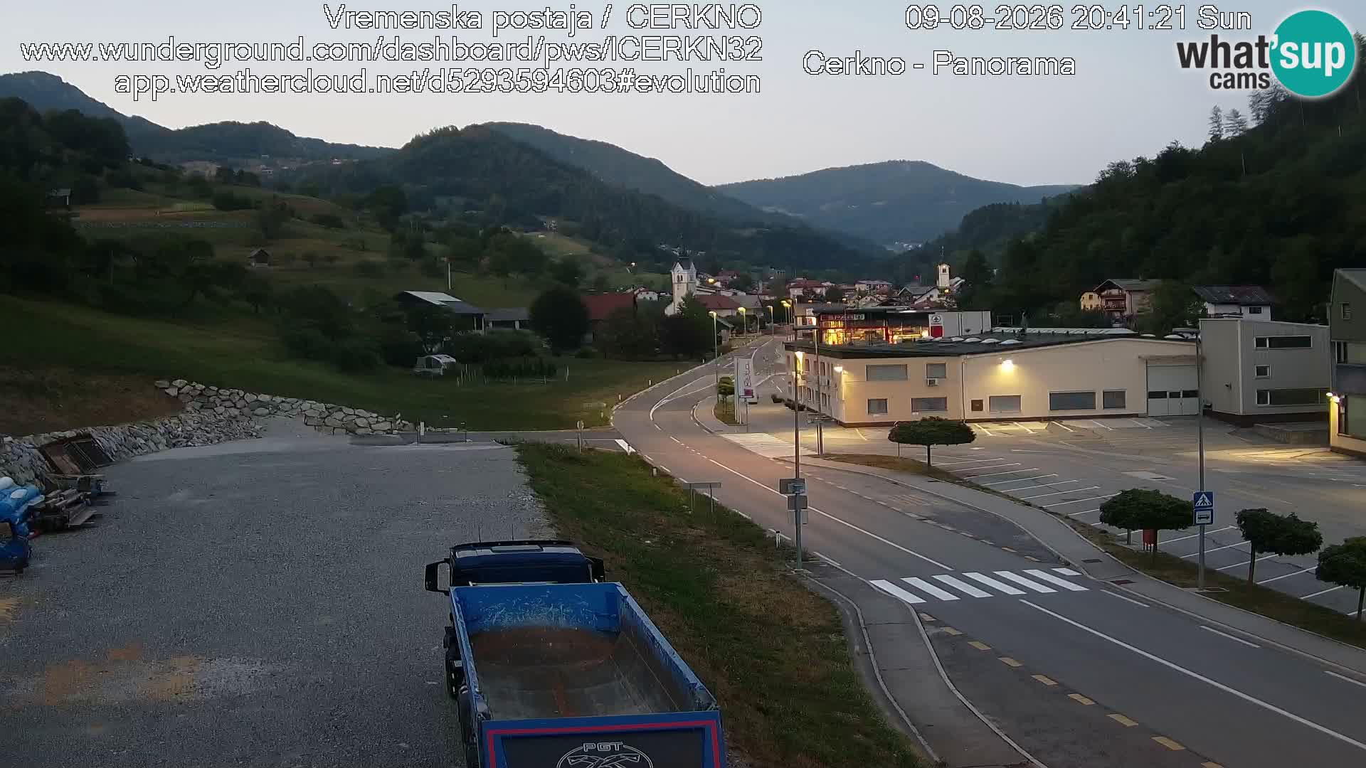 Cerkno ulaz u grad – Kamera uživo