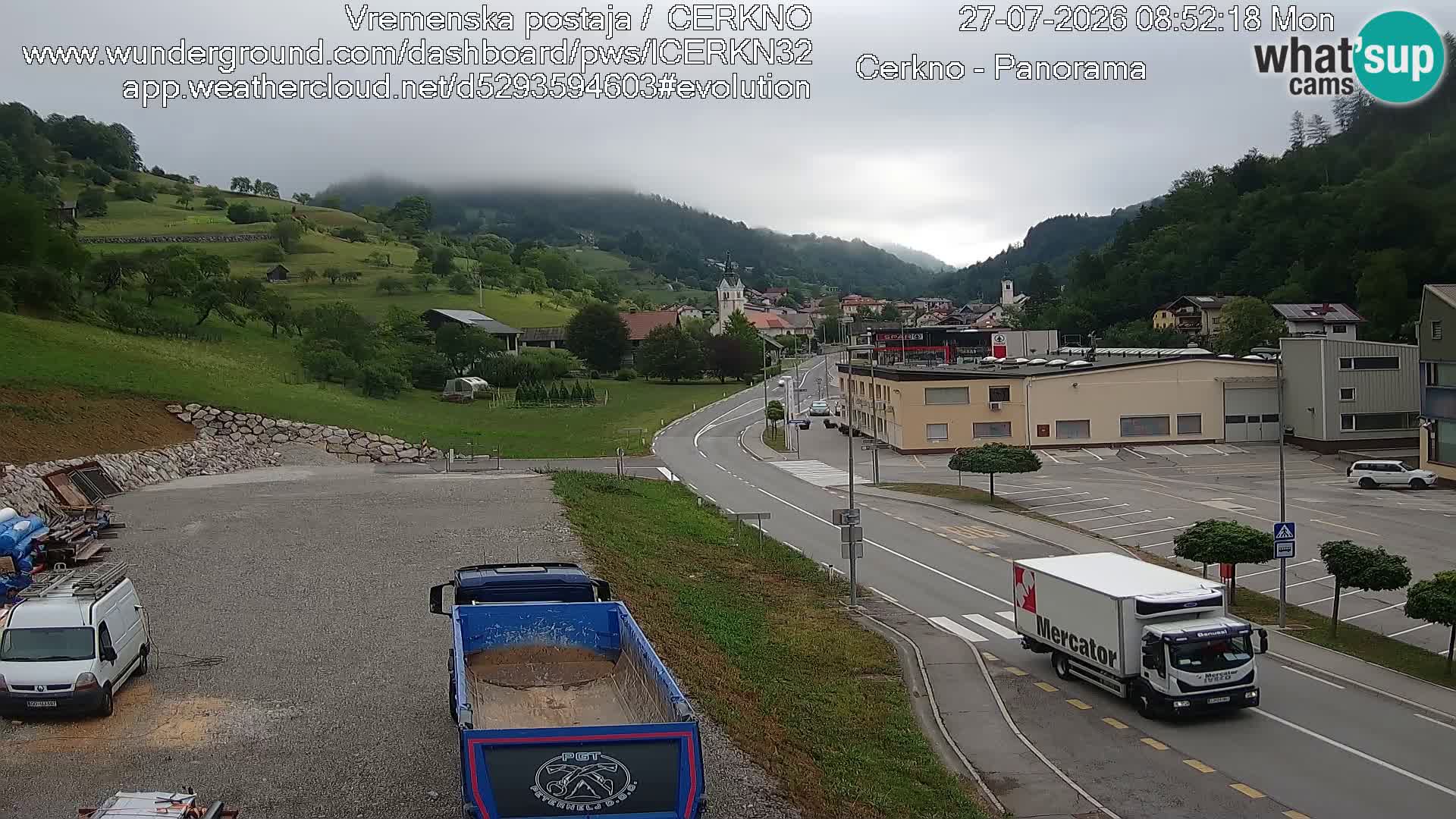 Cerkno Stadteingang Live-Webcam