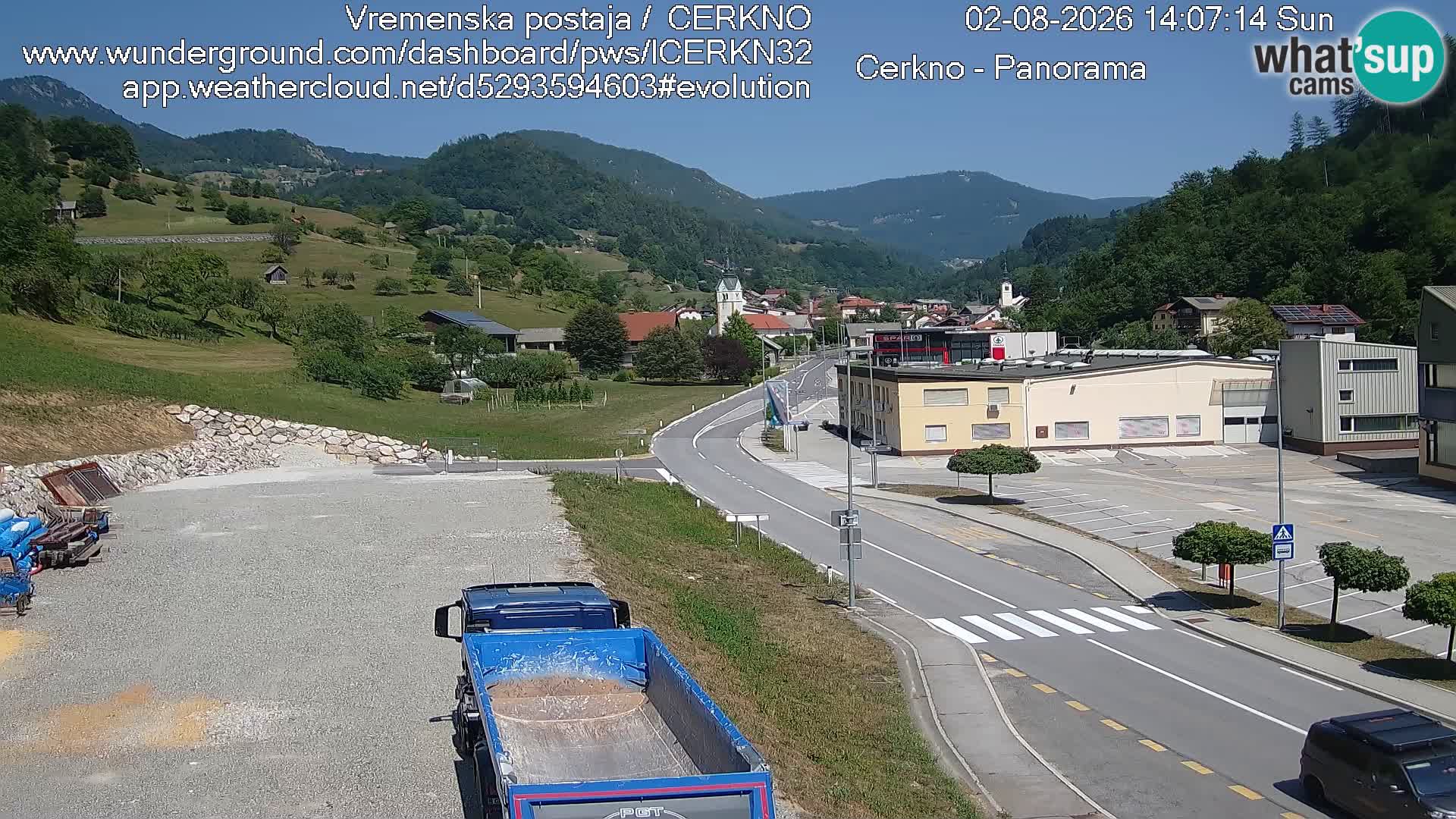 Cerkno ulaz u grad – Kamera uživo