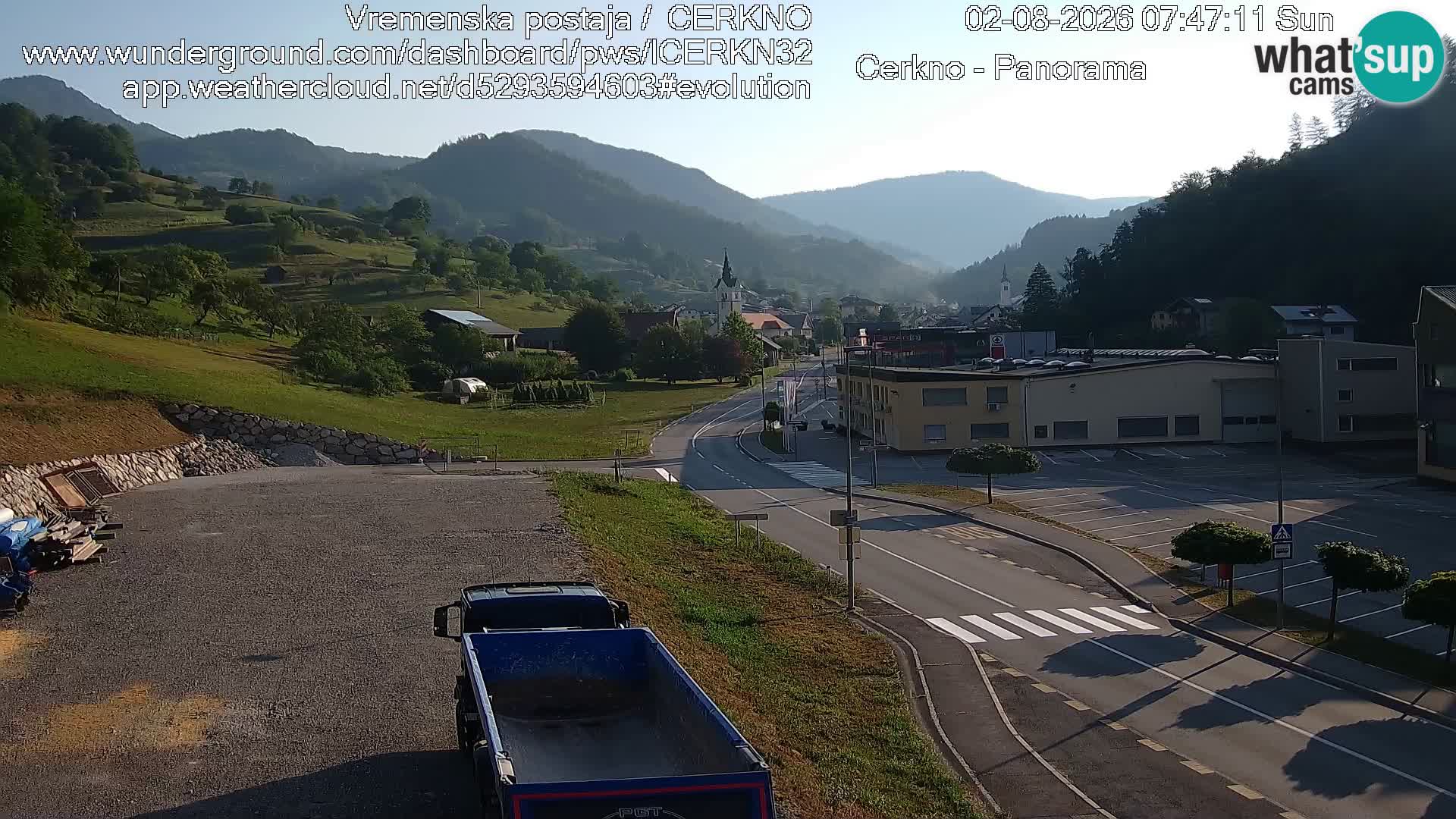 Cerkno ulaz u grad – Kamera uživo