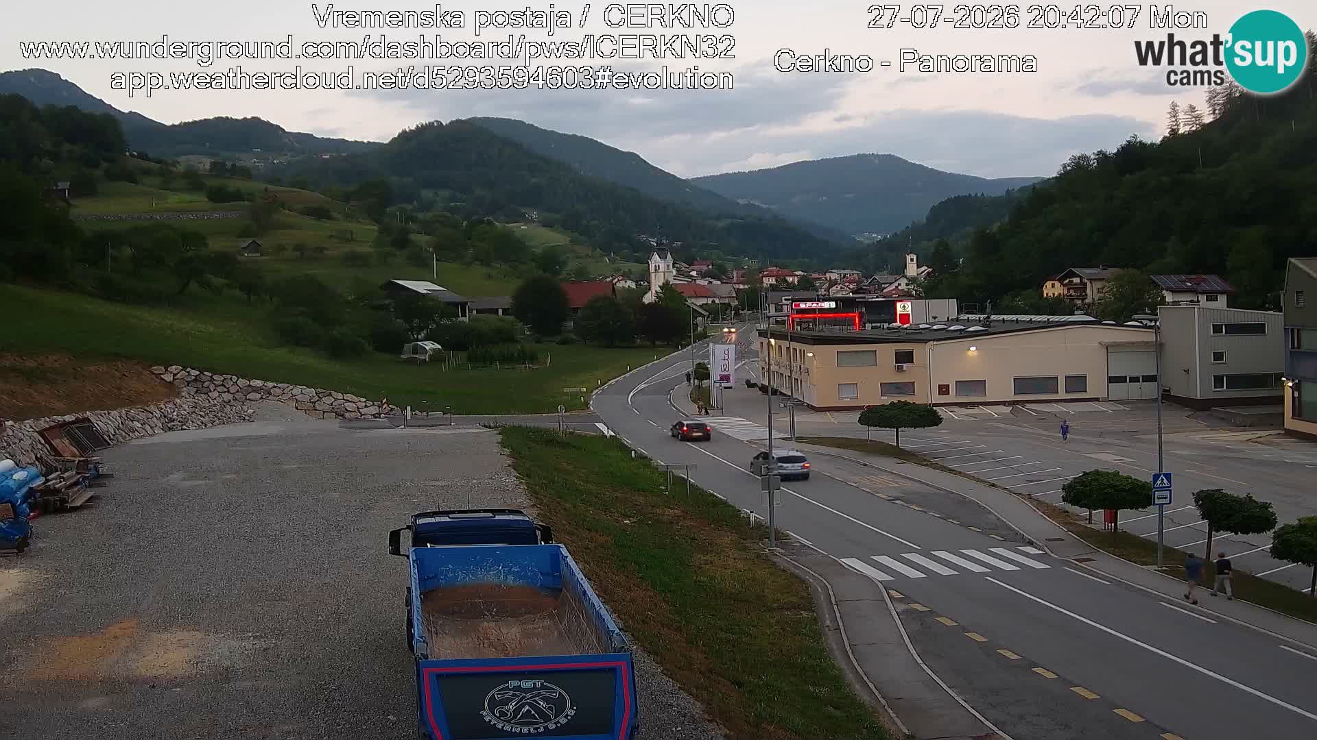 Cerkno Stadteingang Live-Webcam
