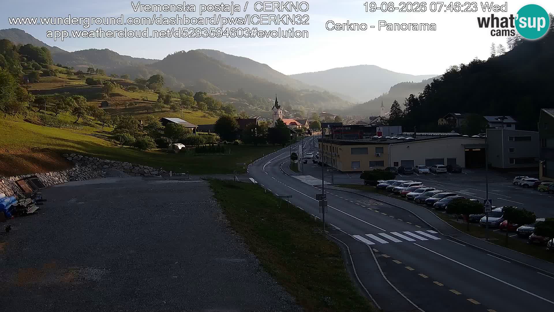 Cerkno Stadteingang Live-Webcam
