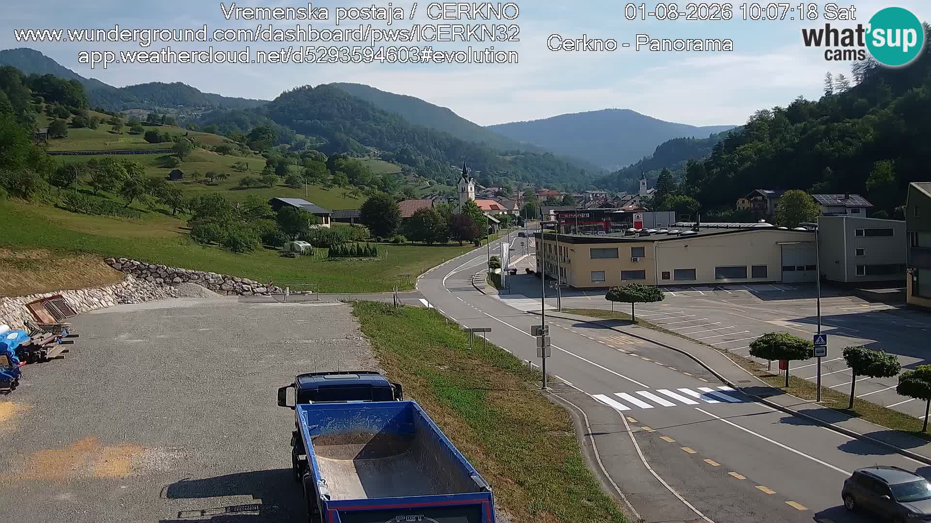 Cerkno Stadteingang Live-Webcam