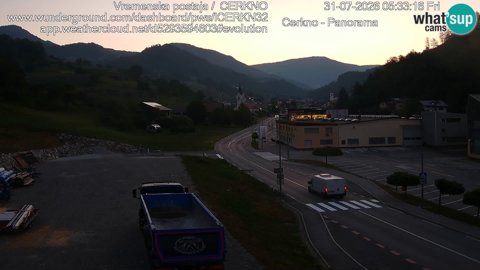 Cerkno Stadteingang Live-Webcam