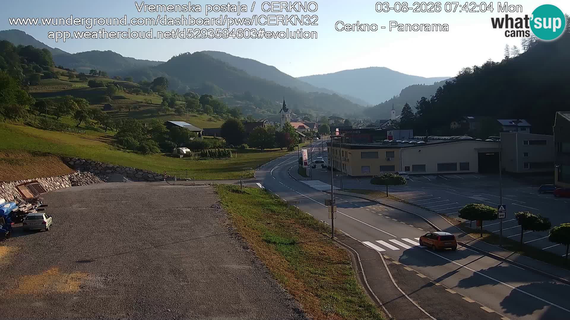 Webcam Ingresso Città di Cerkno
