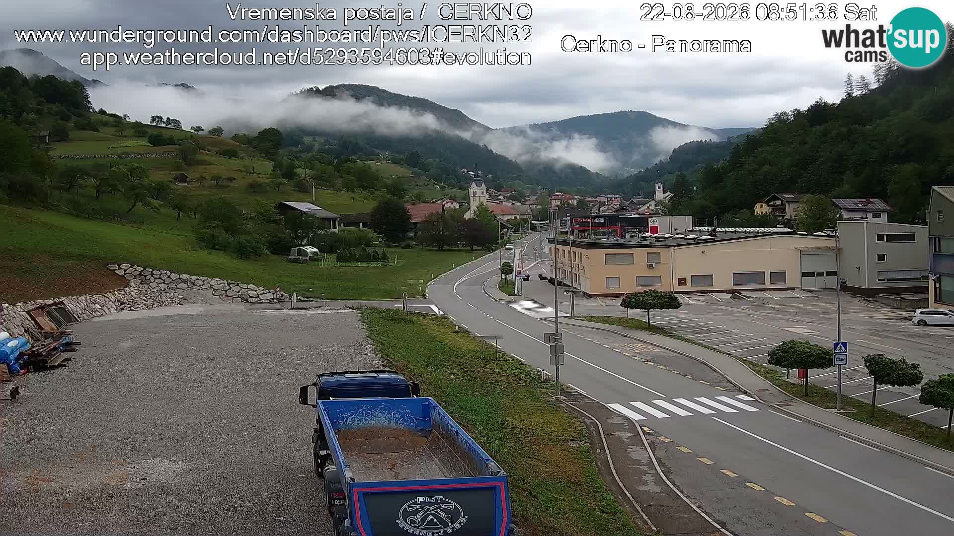 Cerkno Stadteingang Live-Webcam