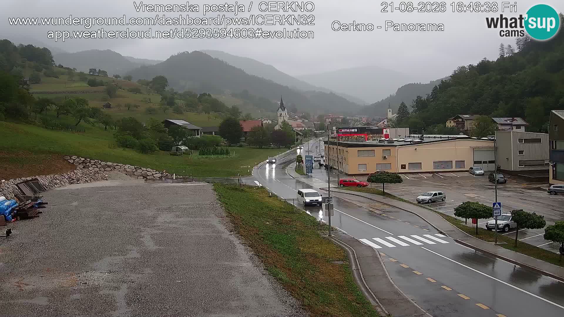 Cerkno Stadteingang Live-Webcam