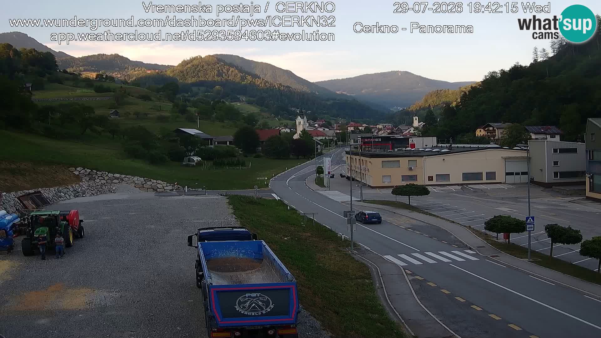 Cerkno ulaz u grad – Kamera uživo