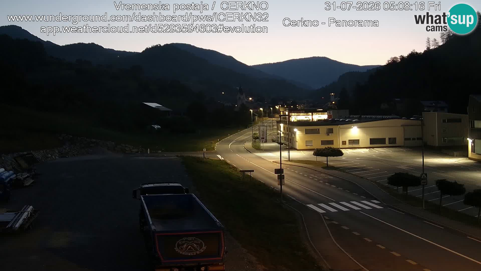 Cerkno Stadteingang Live-Webcam