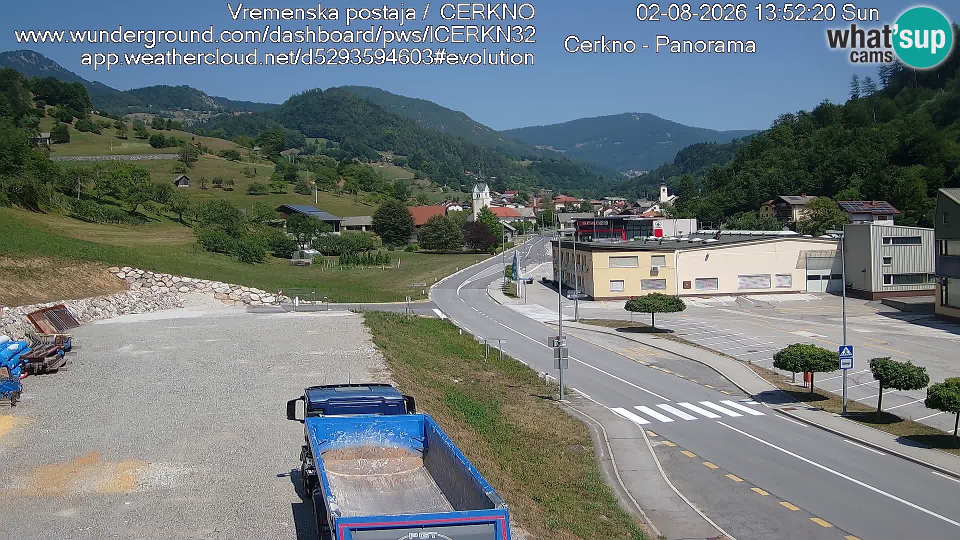 Cerkno Stadteingang Live-Webcam