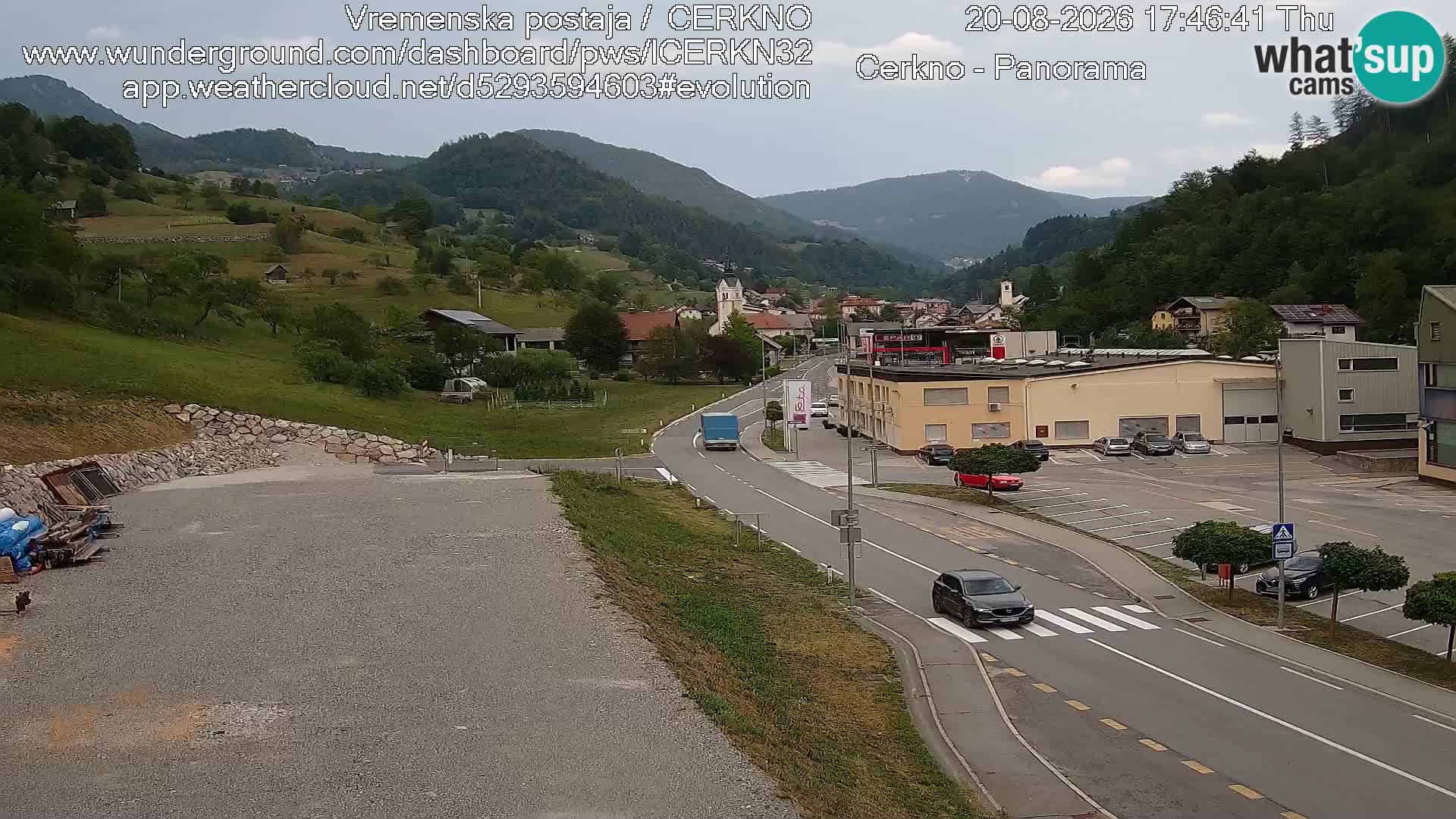 Webcam Ingresso Città di Cerkno