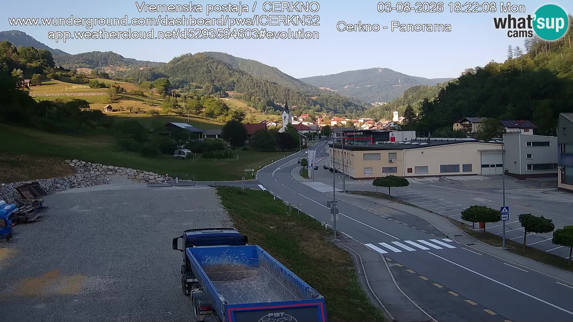 Cerkno Stadteingang Live-Webcam