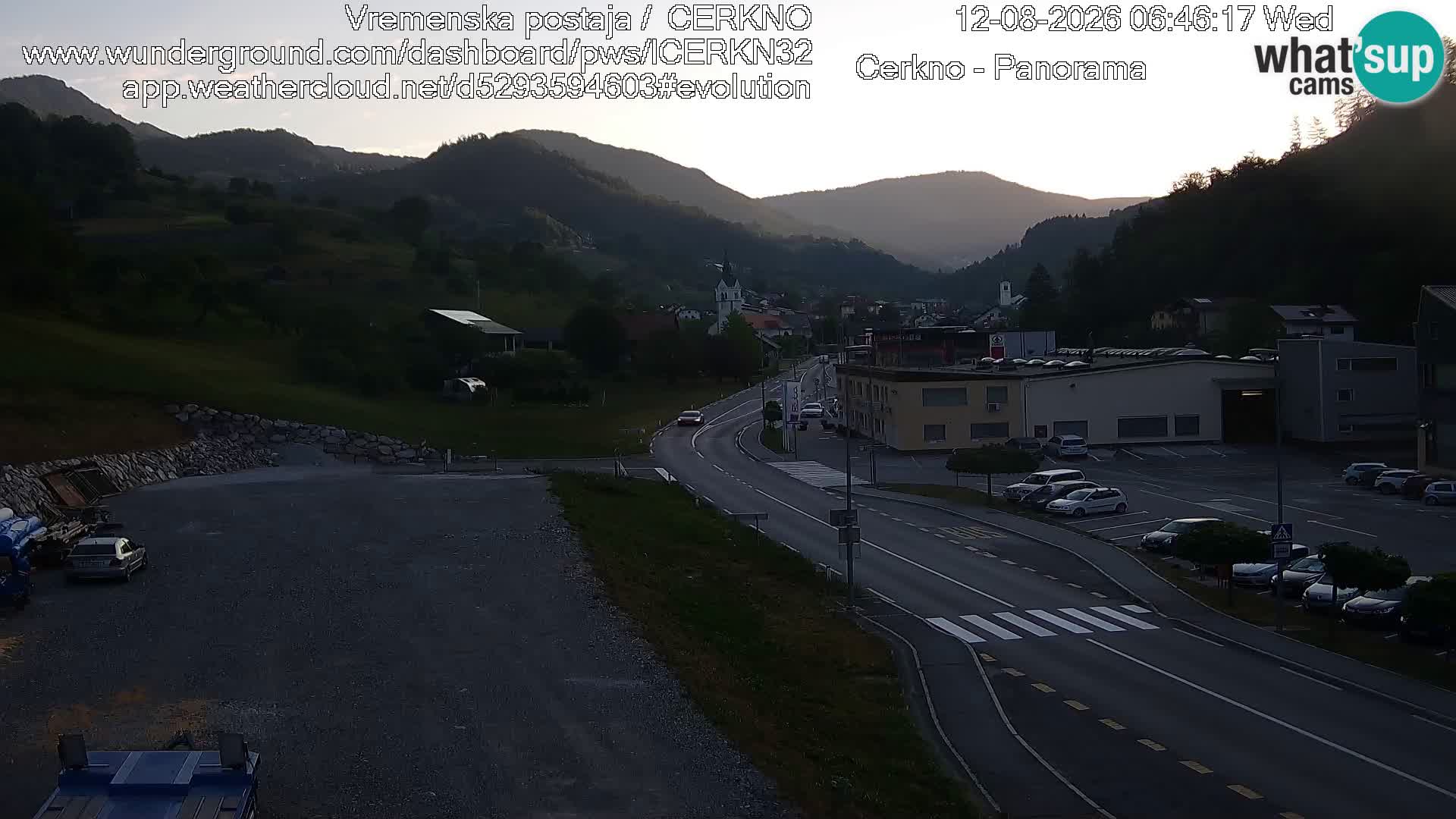 Webcam Ingresso Città di Cerkno