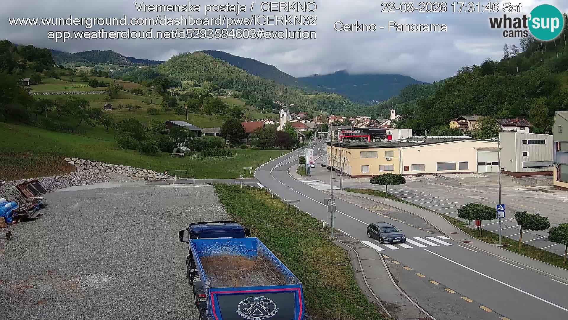 Webcam Ingresso Città di Cerkno