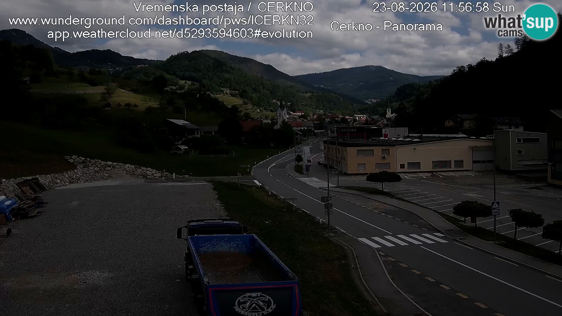 Cerkno ulaz u grad – Kamera uživo