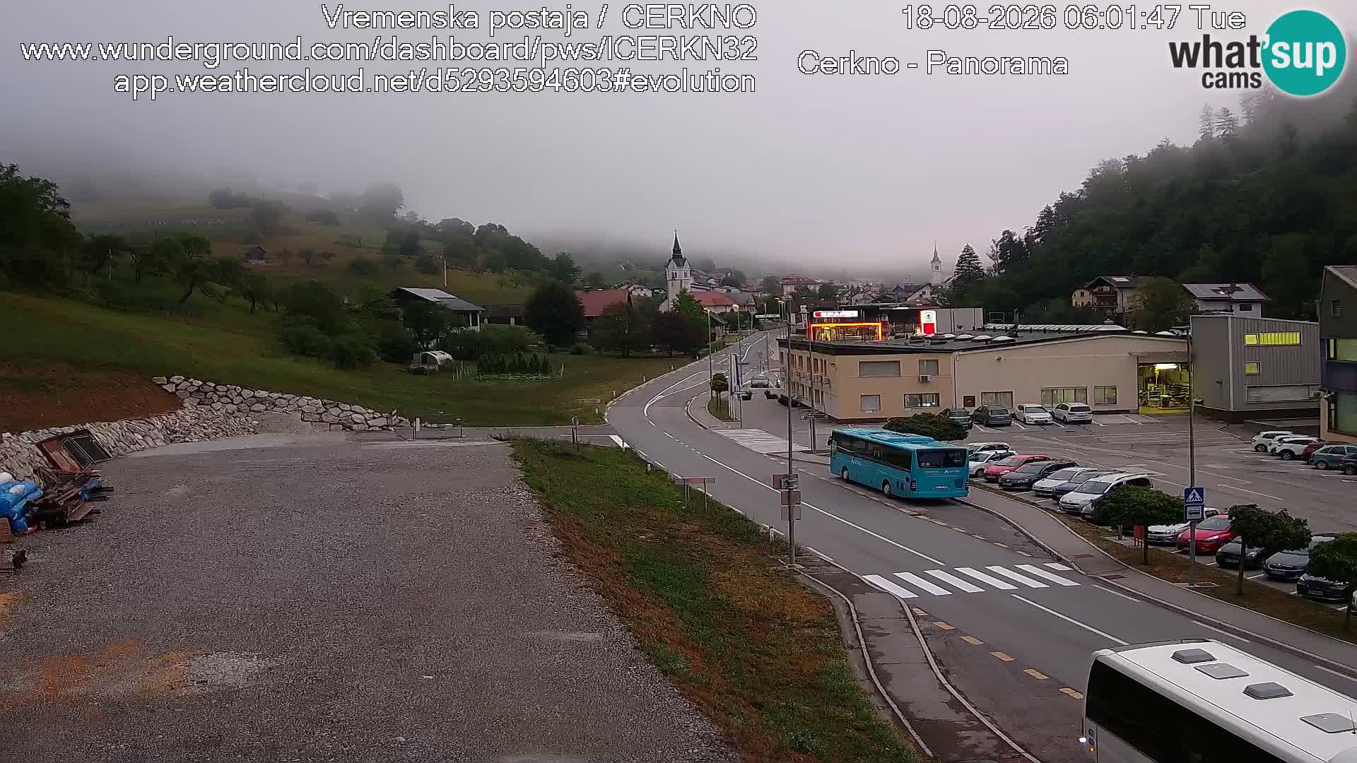Cerkno Stadteingang Live-Webcam