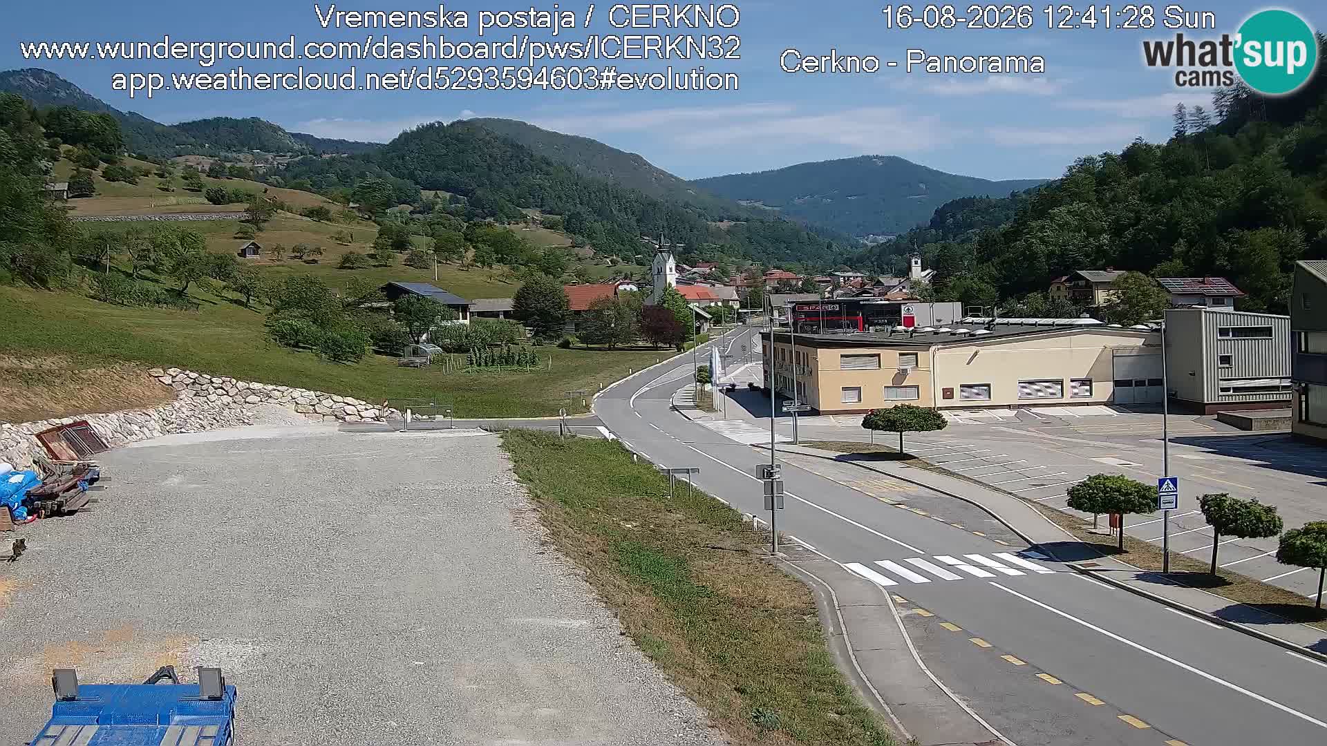 Webcam Ingresso Città di Cerkno