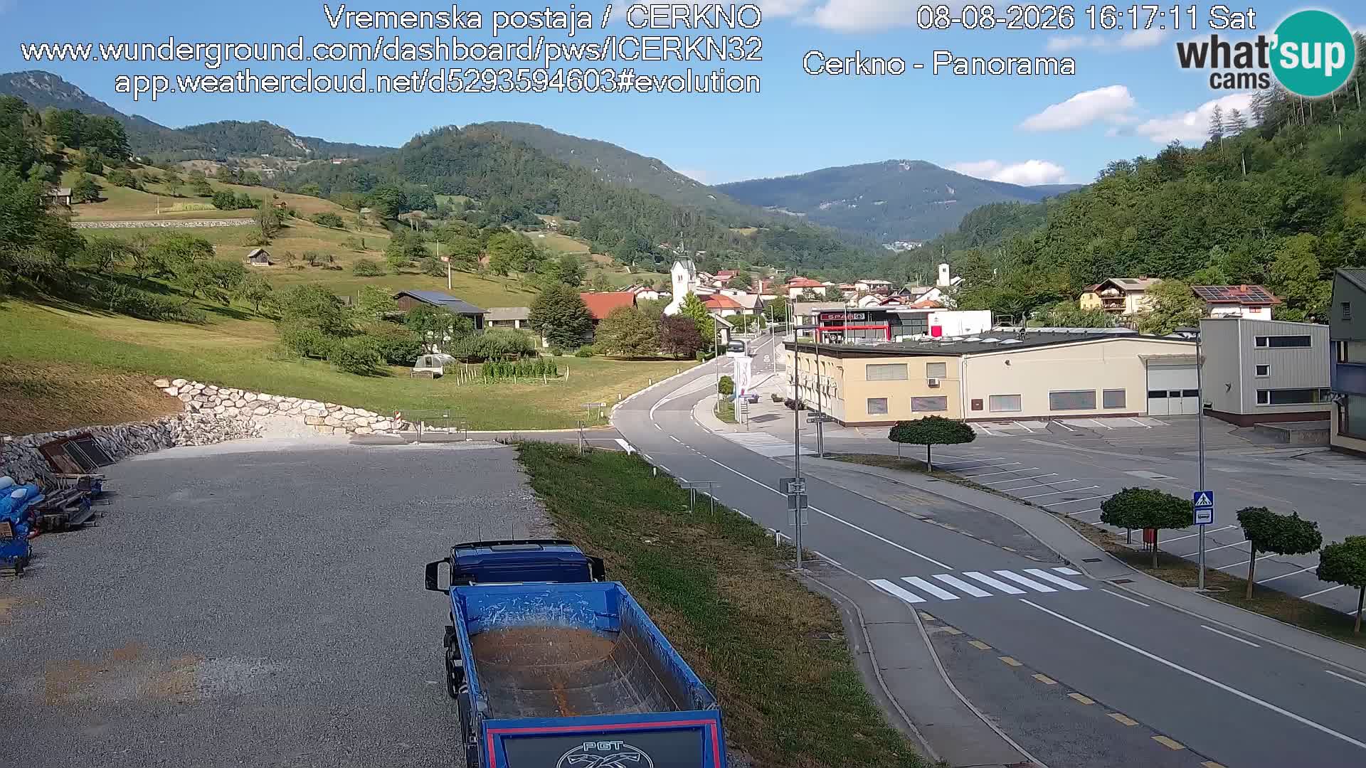 Webcam Ingresso Città di Cerkno