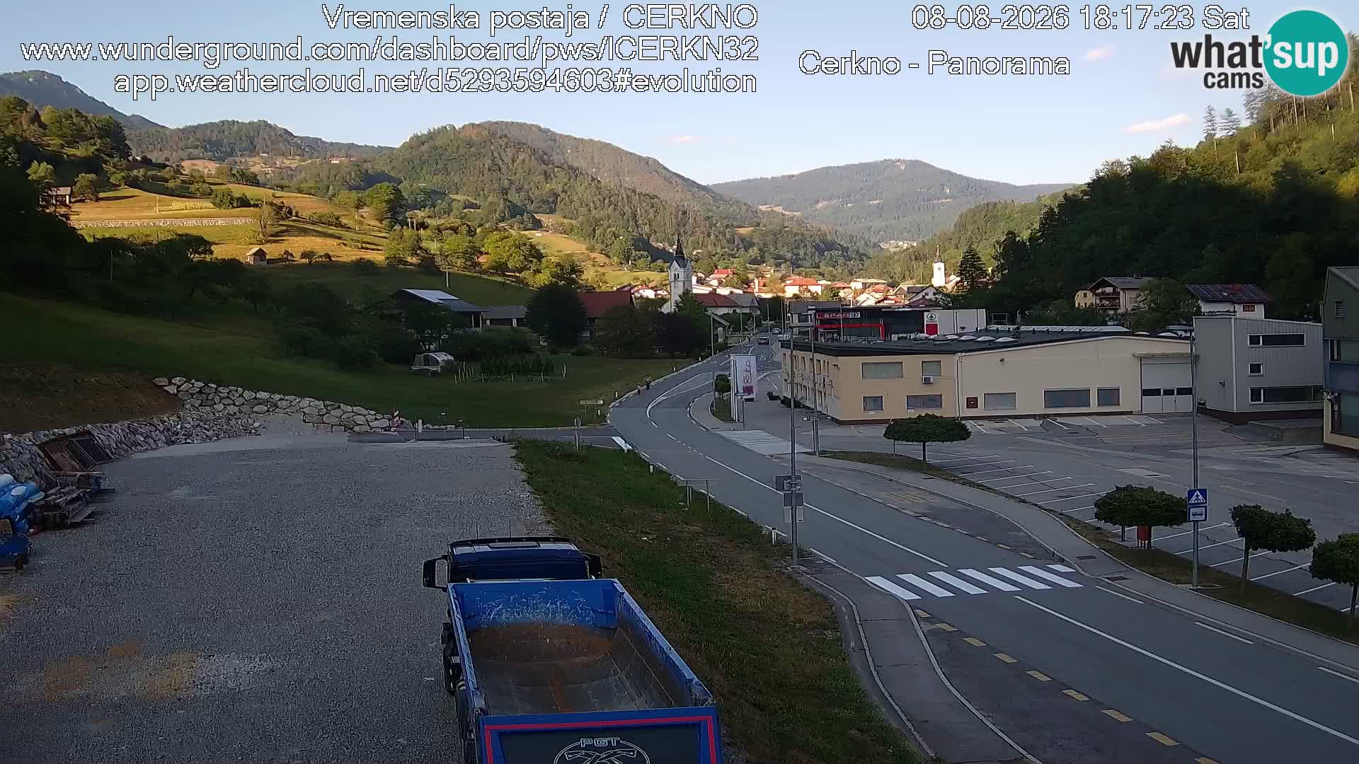 Cerkno Stadteingang Live-Webcam