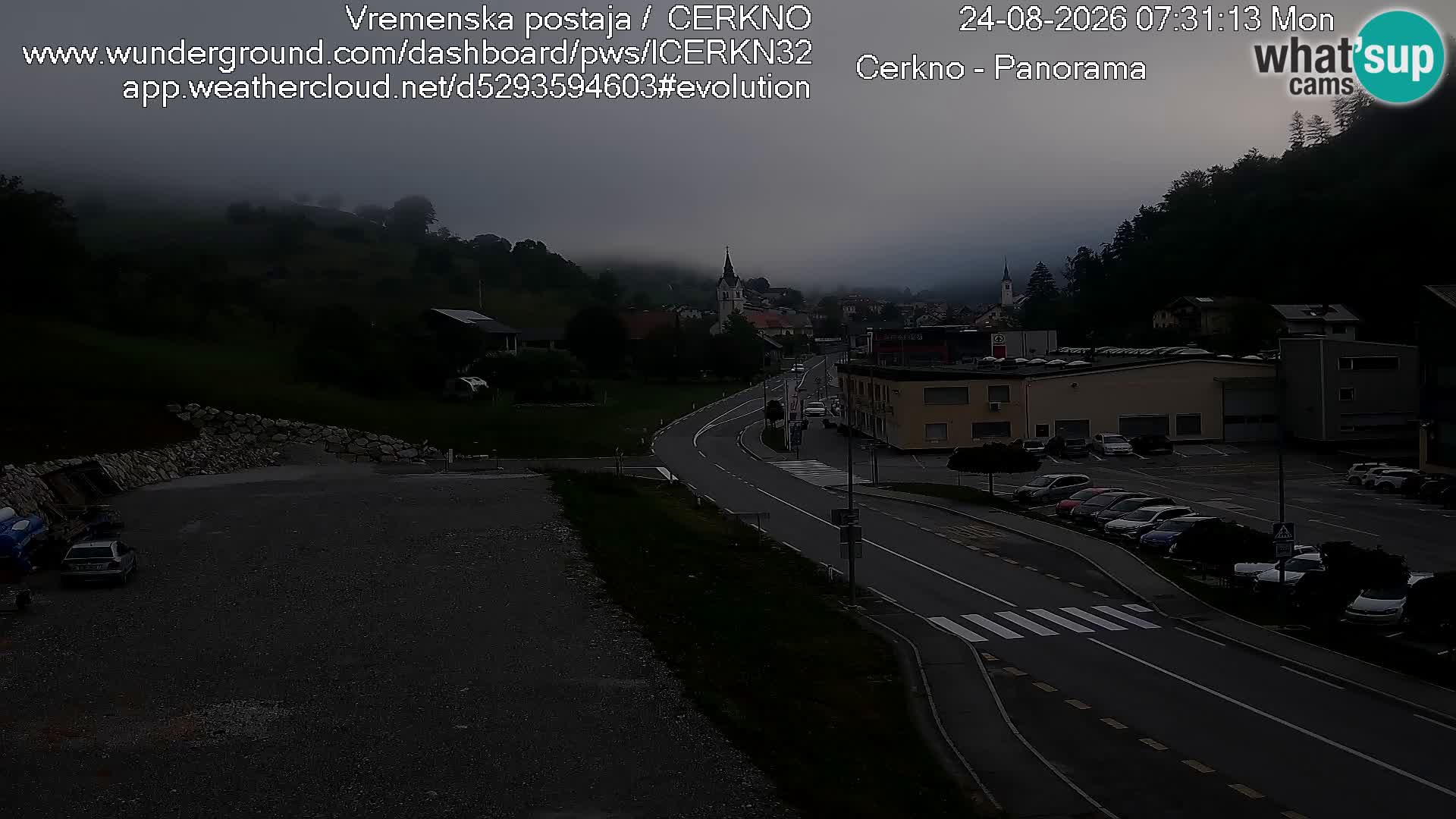 Cerkno Stadteingang Live-Webcam
