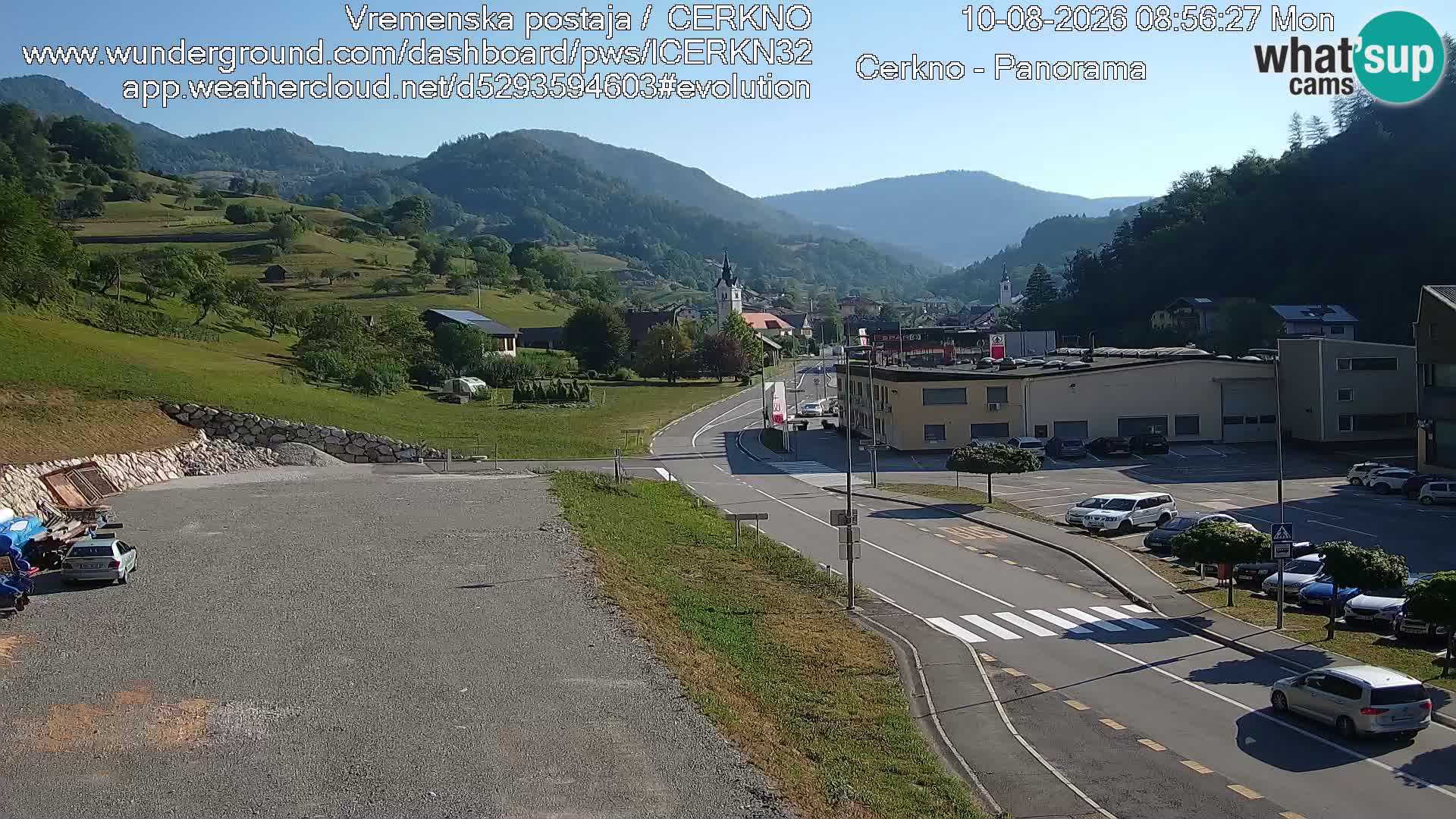 Cerkno Stadteingang Live-Webcam