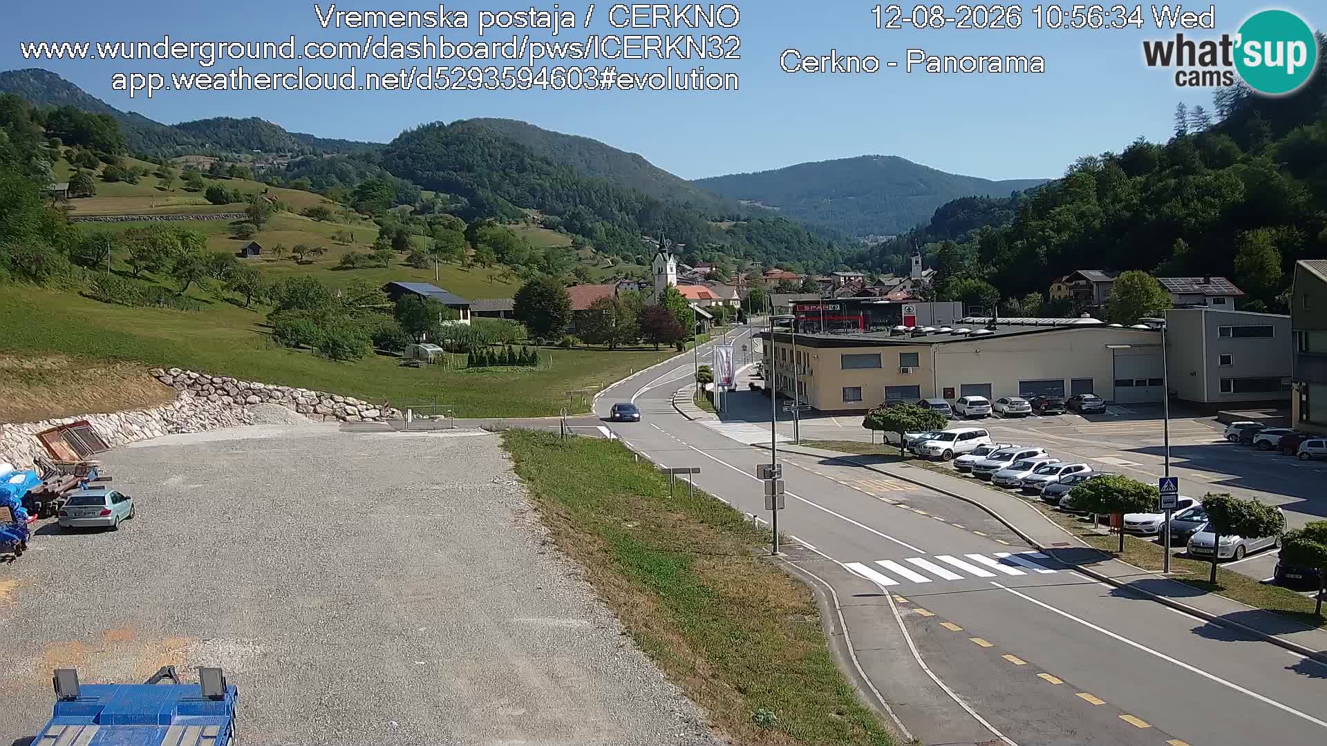 Cerkno Stadteingang Live-Webcam